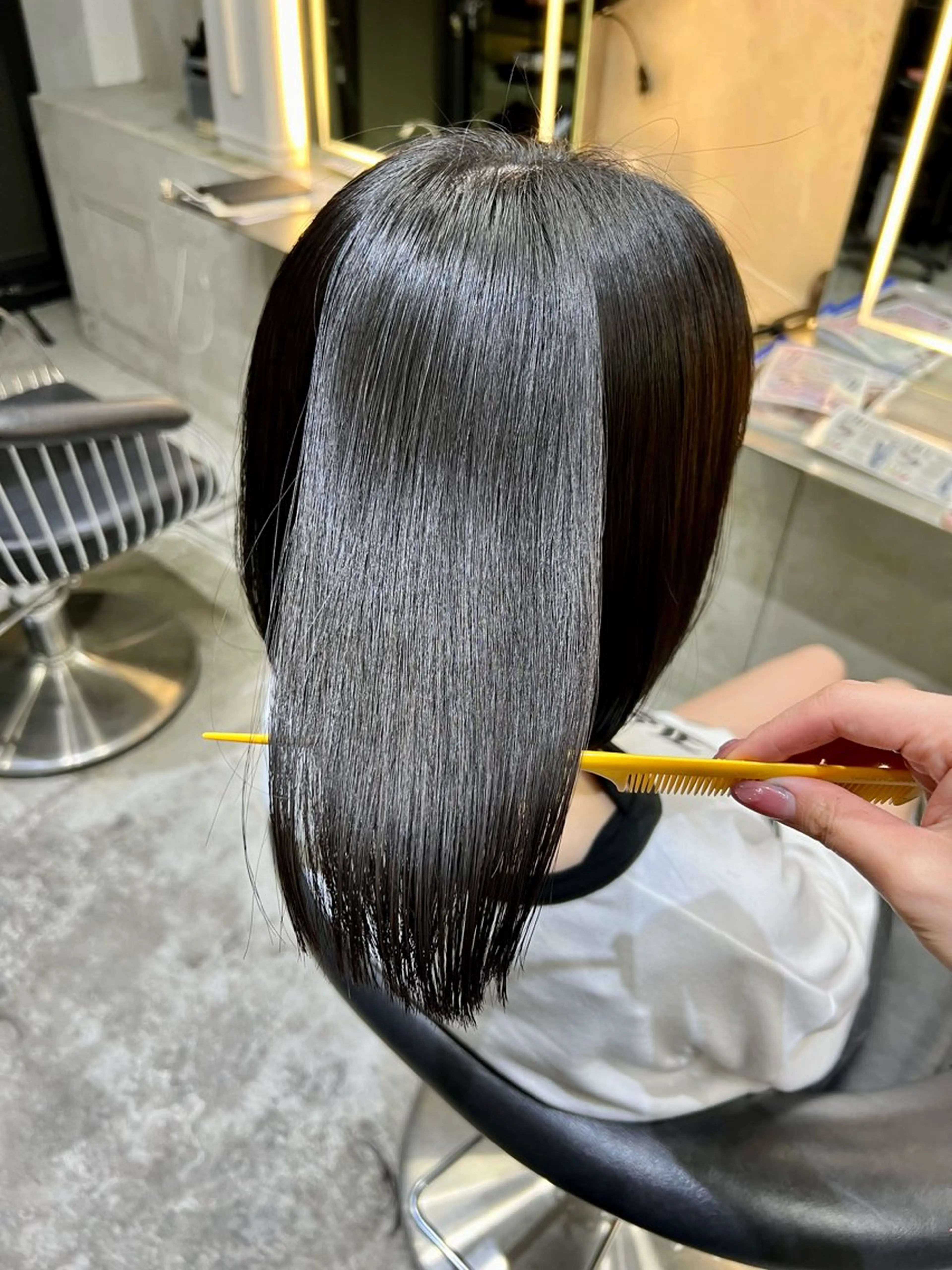 ミディアム カット 縮毛矯正 トリートメント 髪質改善/ボブ/ レイヤー❣️yuiのヘアスタイル