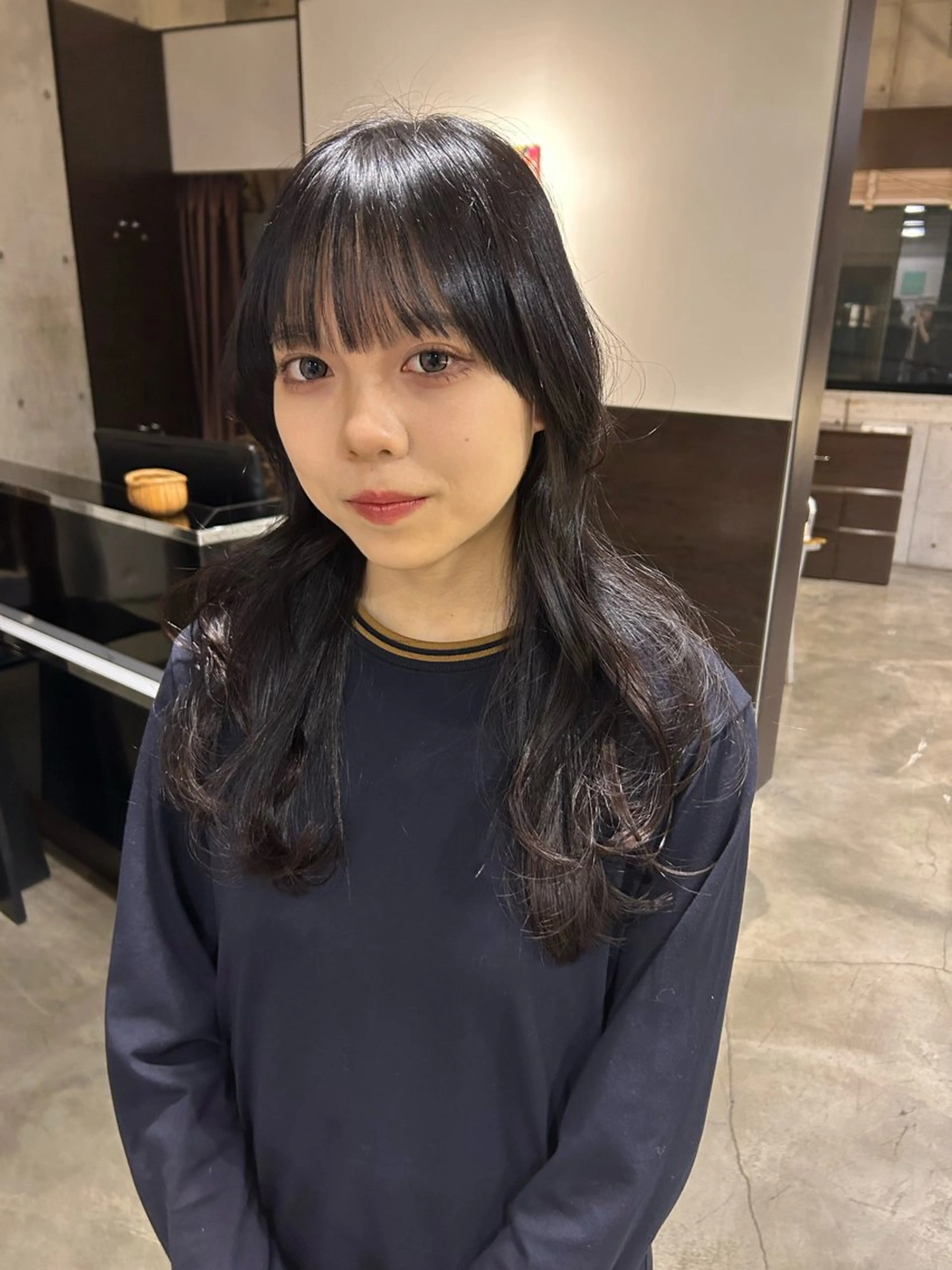 ロング 顔周りカット unsarto所属・レイヤー💫パーマ 🌙 nanacoのヘアスタイル