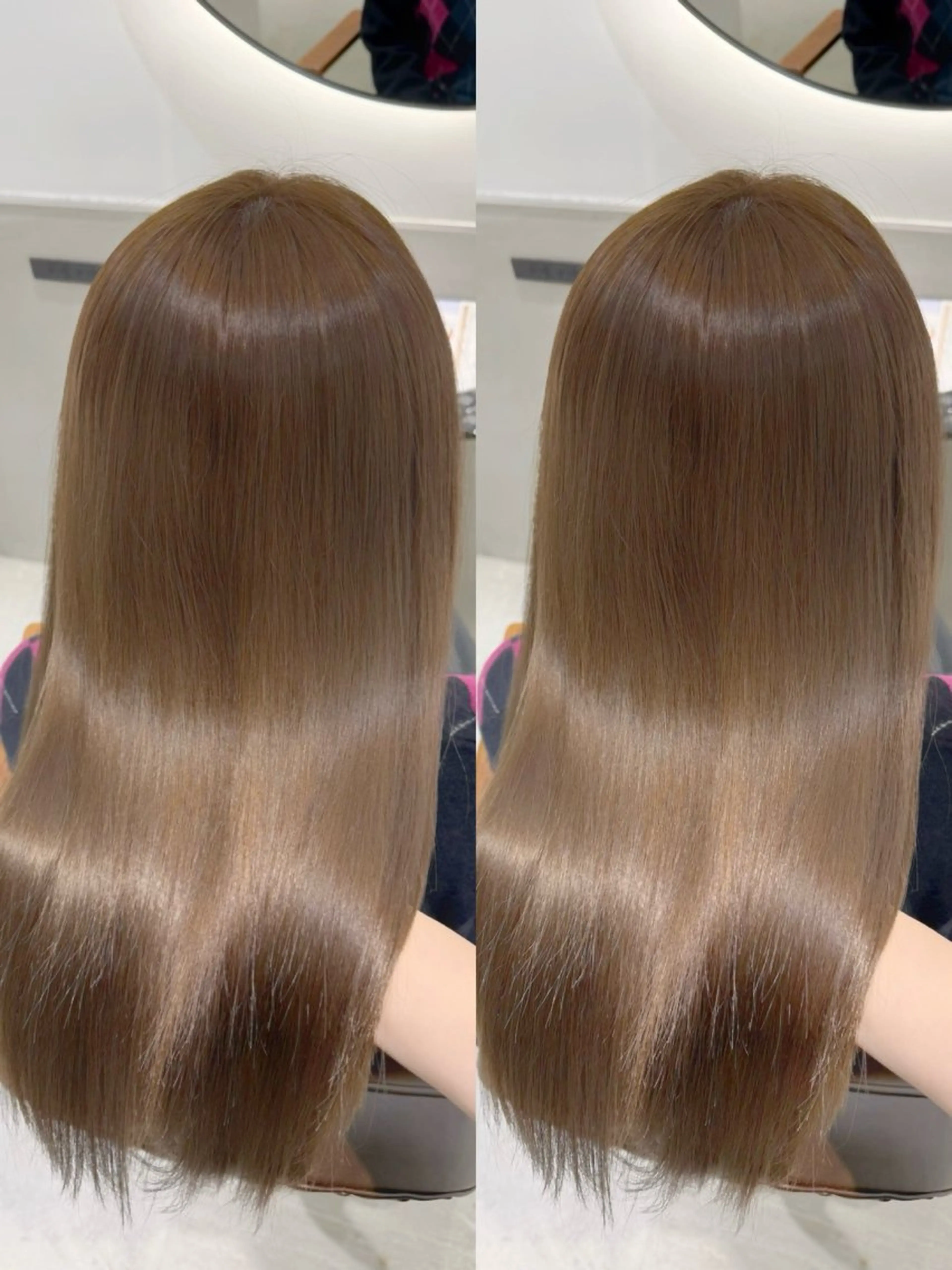 ロング 髪質改善 ヘアカラー トリートメント 艶髪カラー🫧 髪質改善🪽萩原のヘアスタイル