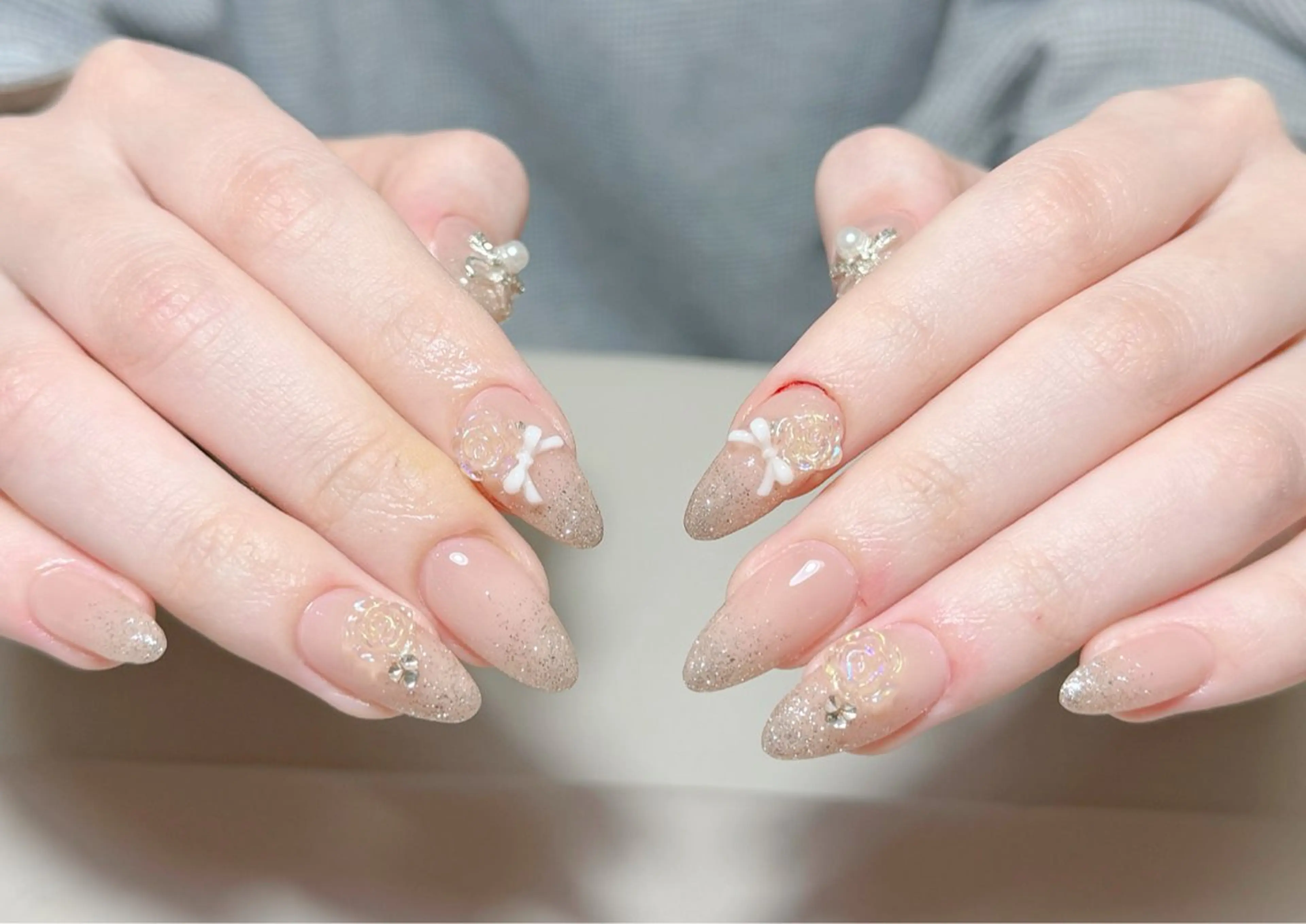 ネイル ハンドネイル ハンドケア 🍑 momo_nailのネイルデザイン
