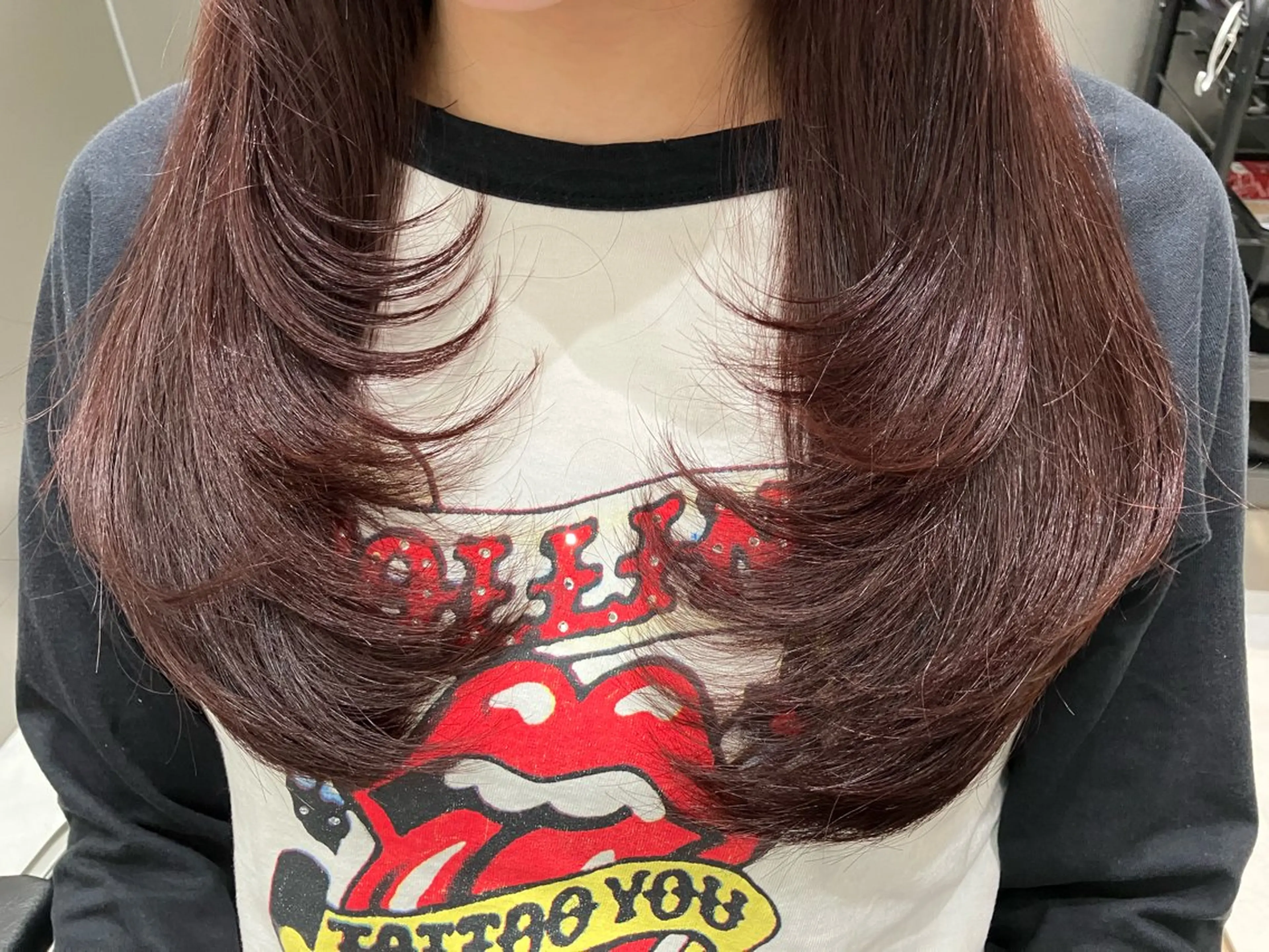 ロング カラー カット ヘアカラー トリートメント 💖ブリーチなし透明 感💖ASAHIのヘアスタイル