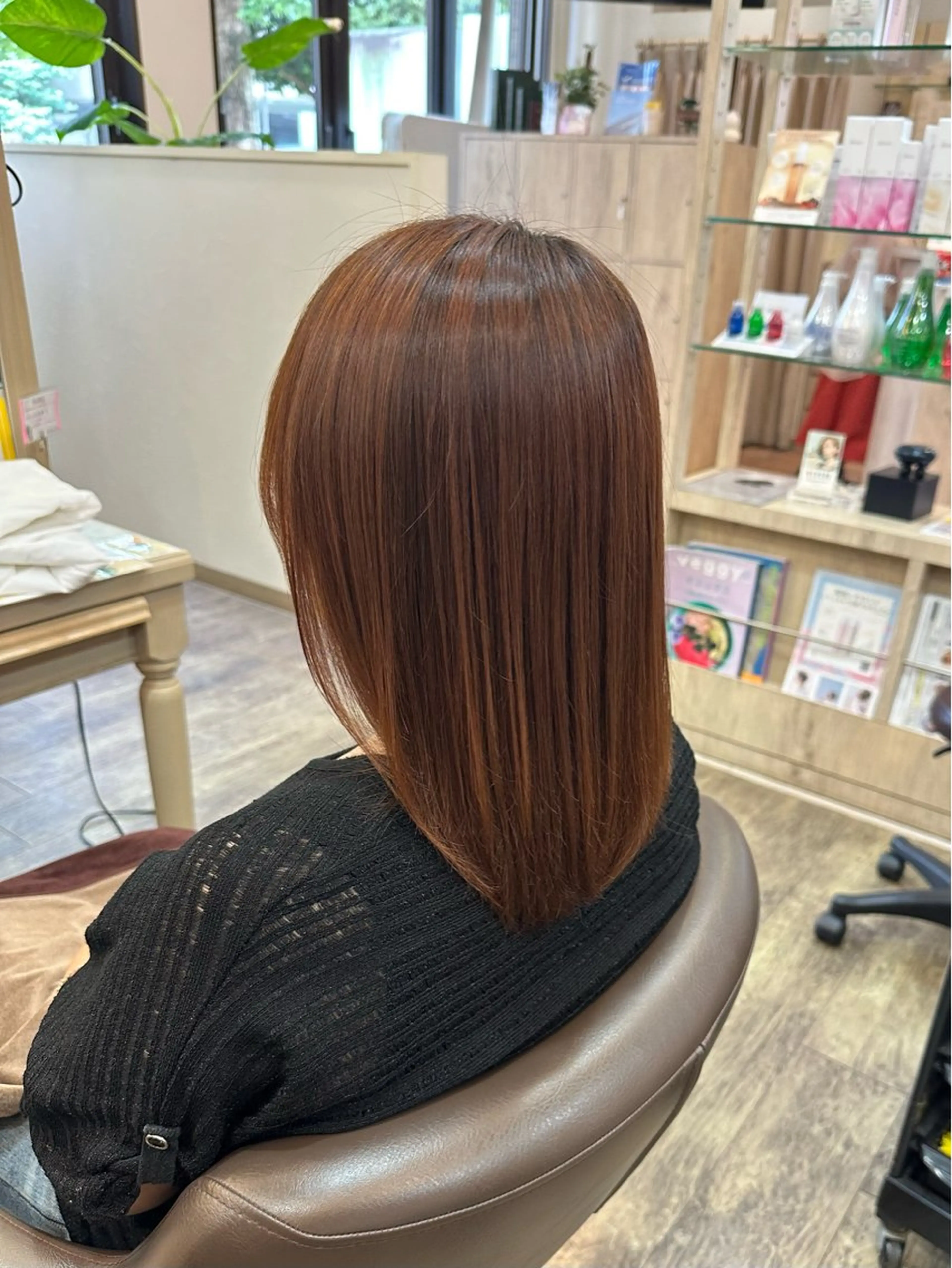 🕊️カット➕髪質改善酸性ストレートの写真