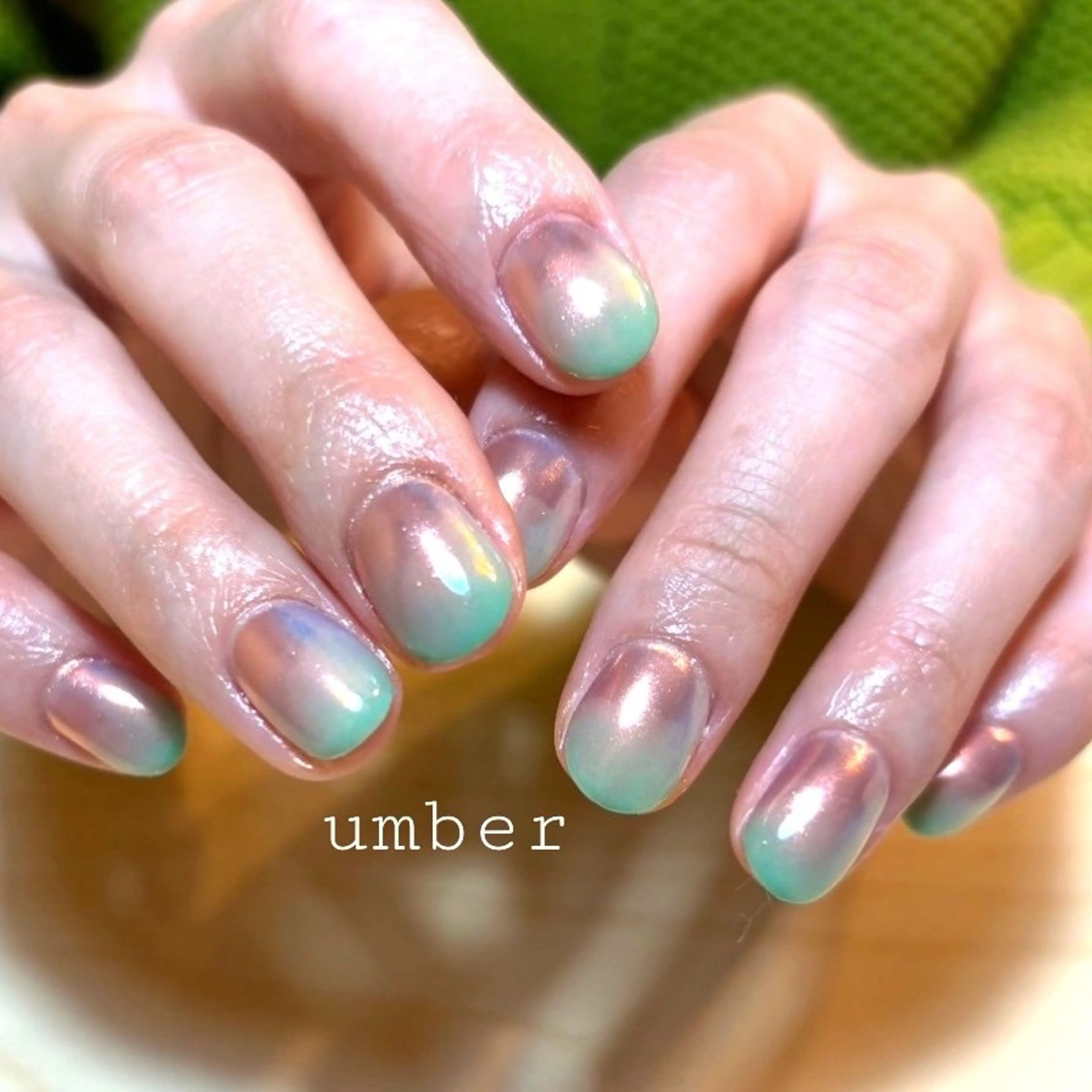 ネイル ハンドネイル umber 三茶1分のネイルデザイン