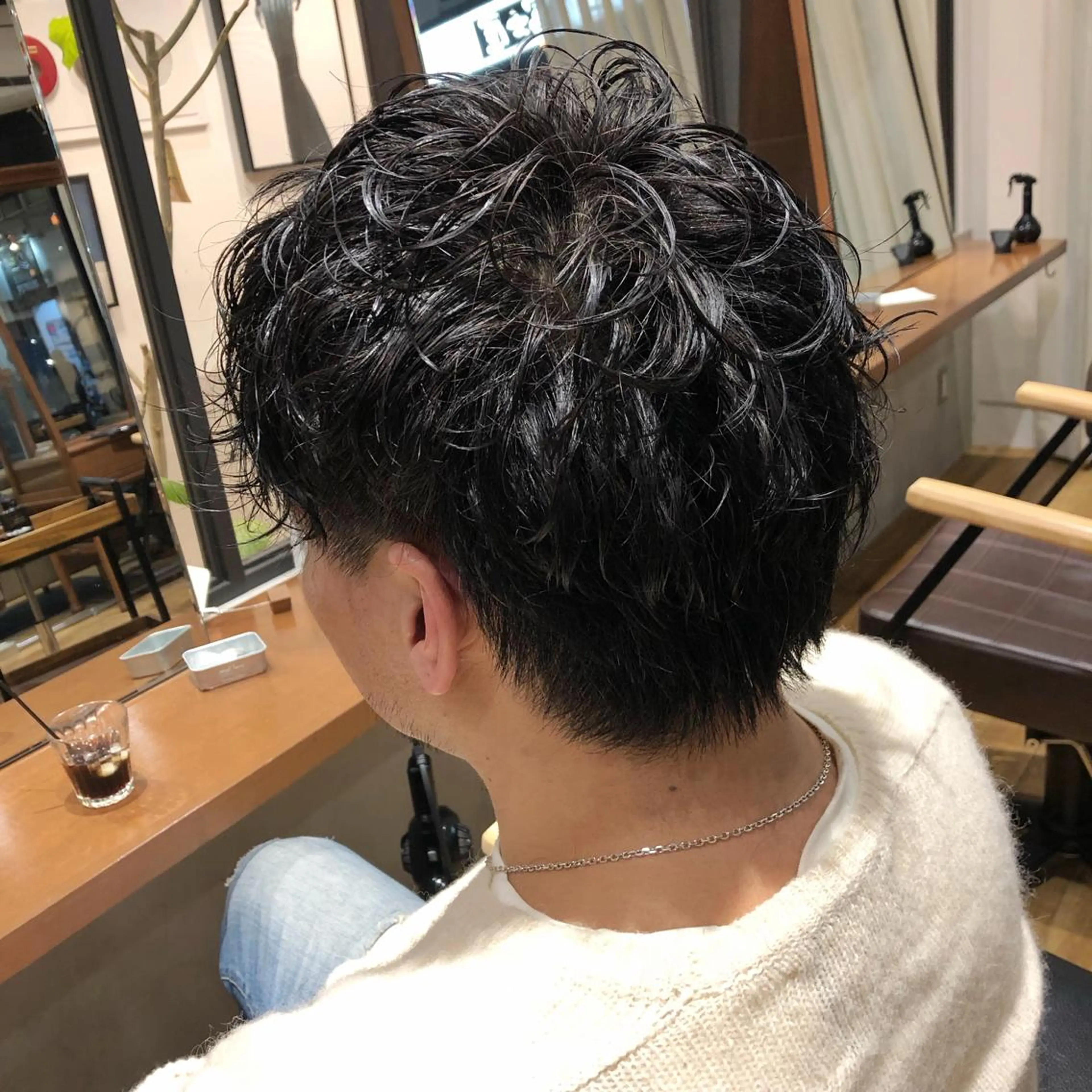 パーマ メンズ マッシュ メンズパーマ カット パーマ トリートメント ◇おの あすか◇のヘアスタイル