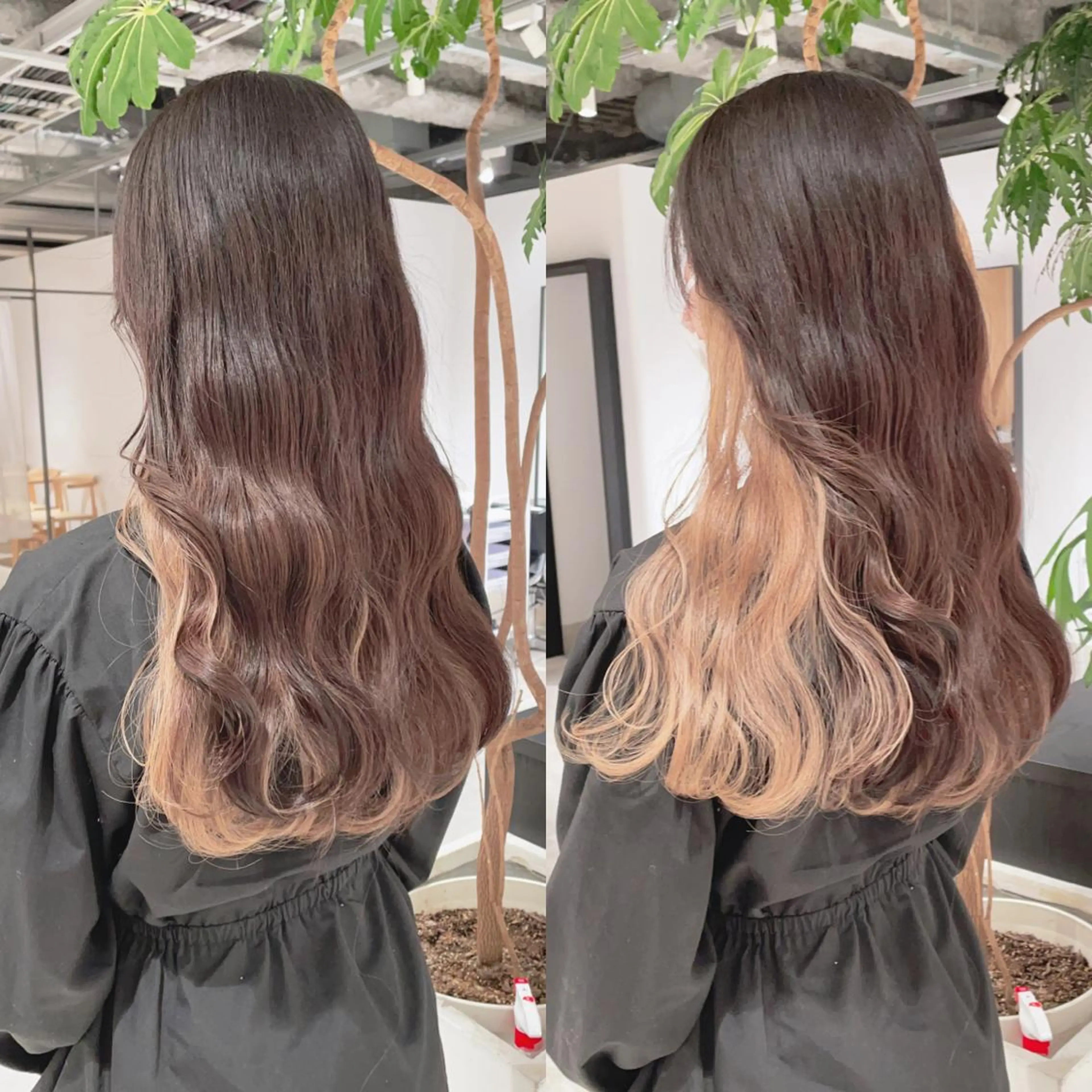 ロング カラー ベージュカラー ブリーチ ブラウンカラー ヘアカラー トリートメント 渋谷:インナーカラー ／🍒エリカ🍒のヘアスタイル