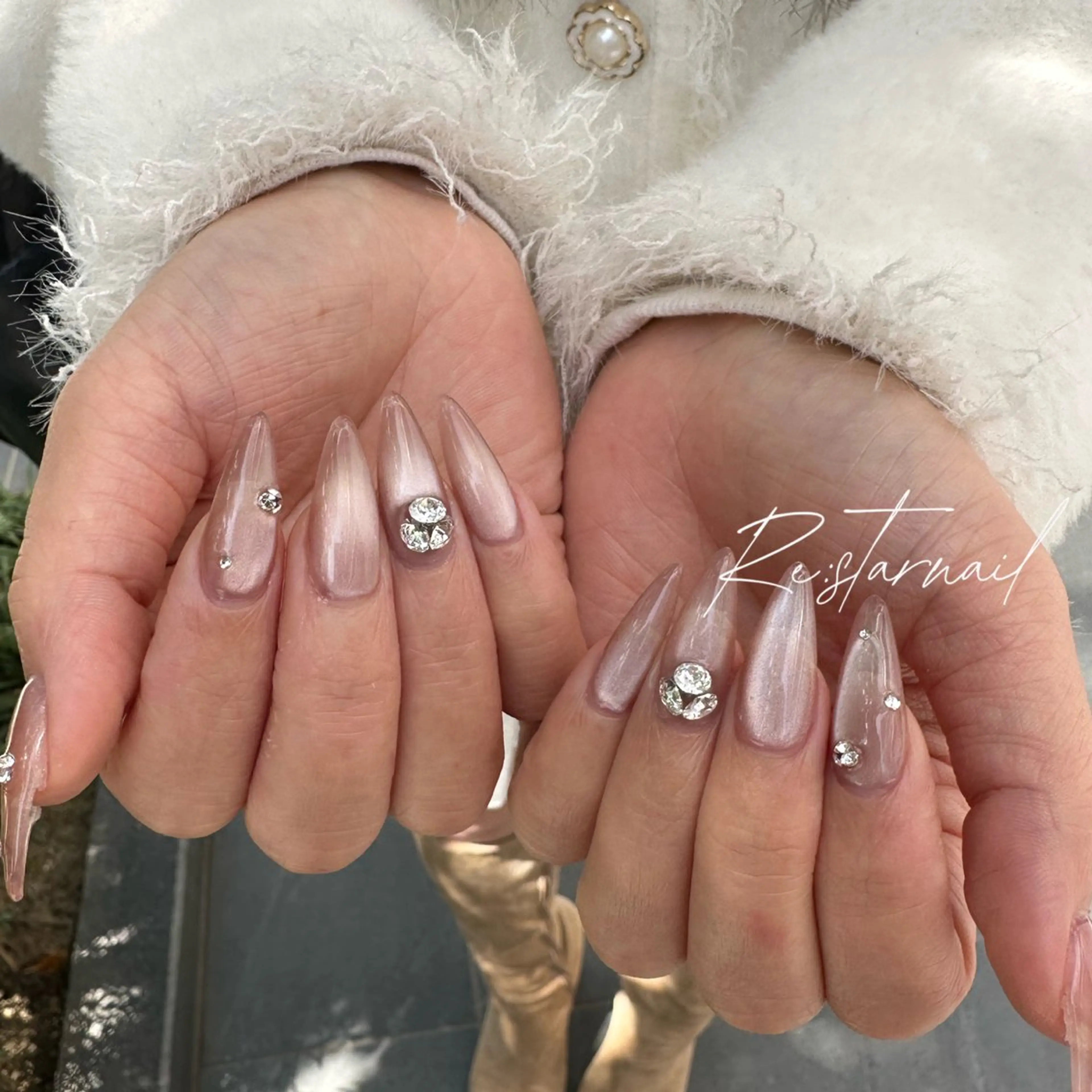 ネイル マグネットネイル スカルプネイル ハンドネイル Re:star nail薬院/今泉のネイルデザイン