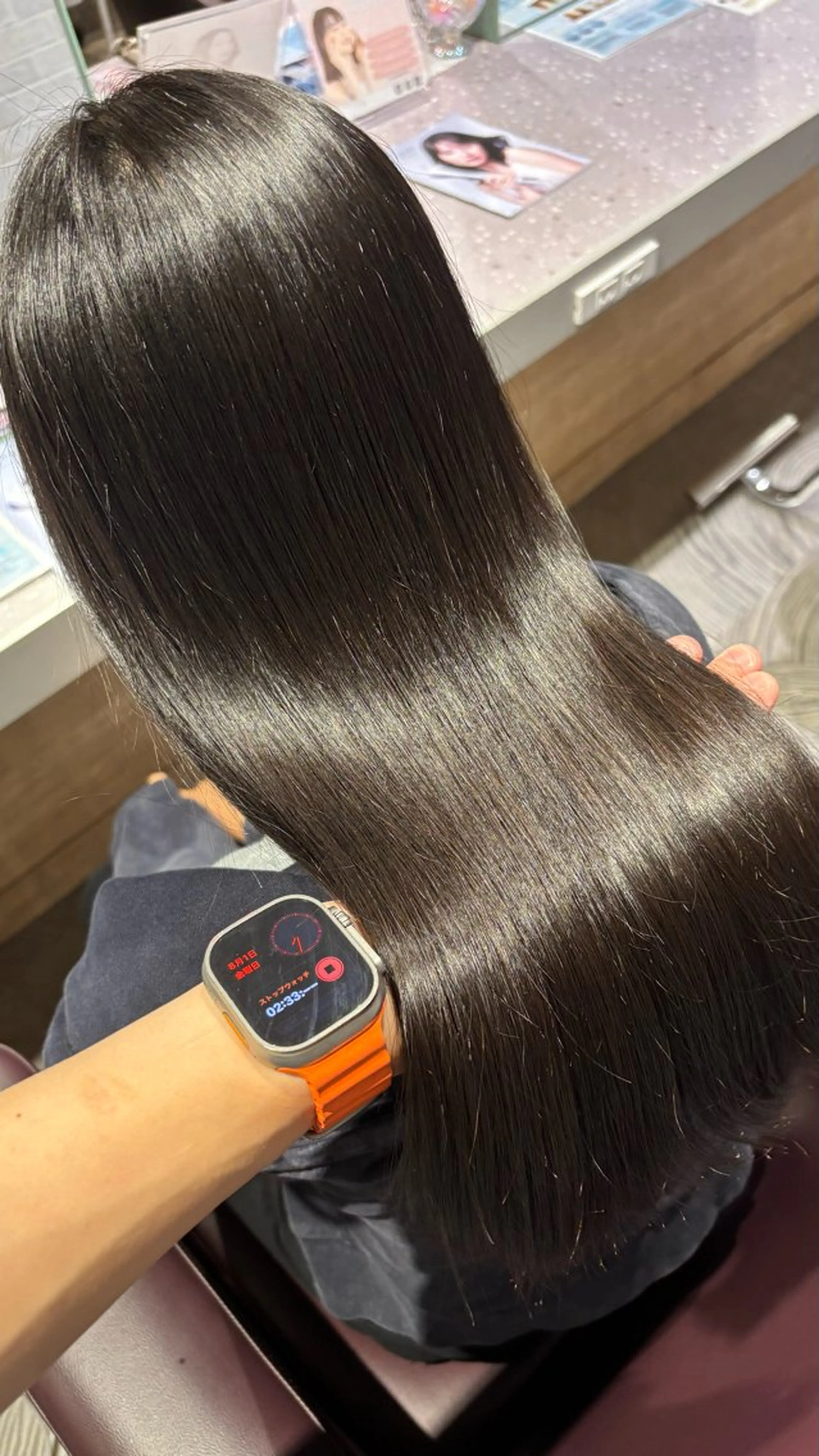 ✨✨圧倒的艶髪✨✨ベーシックストレート+Premium Inborn Treatment¥26400→¥18150の写真