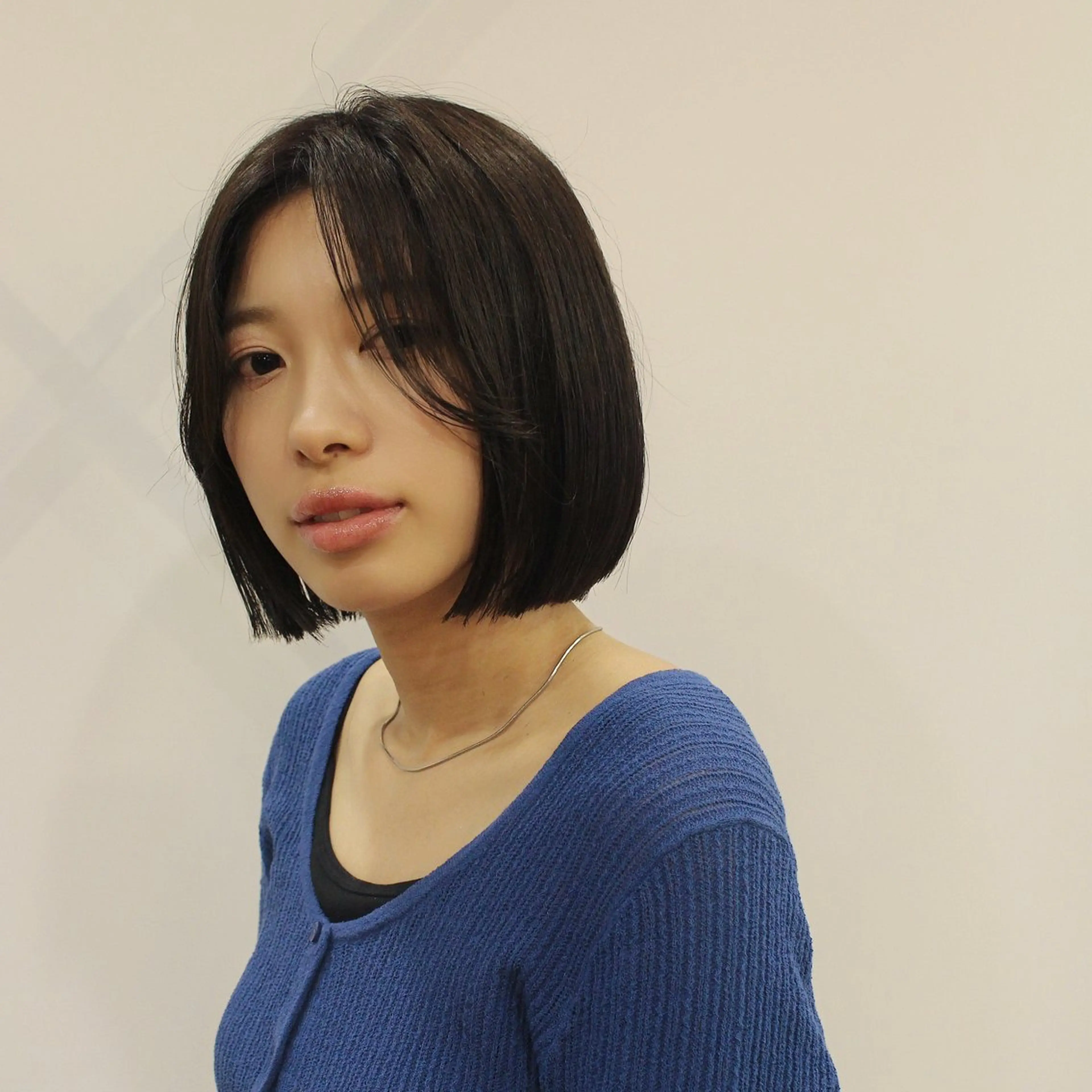 ミディアム 田中 結月のヘアスタイル