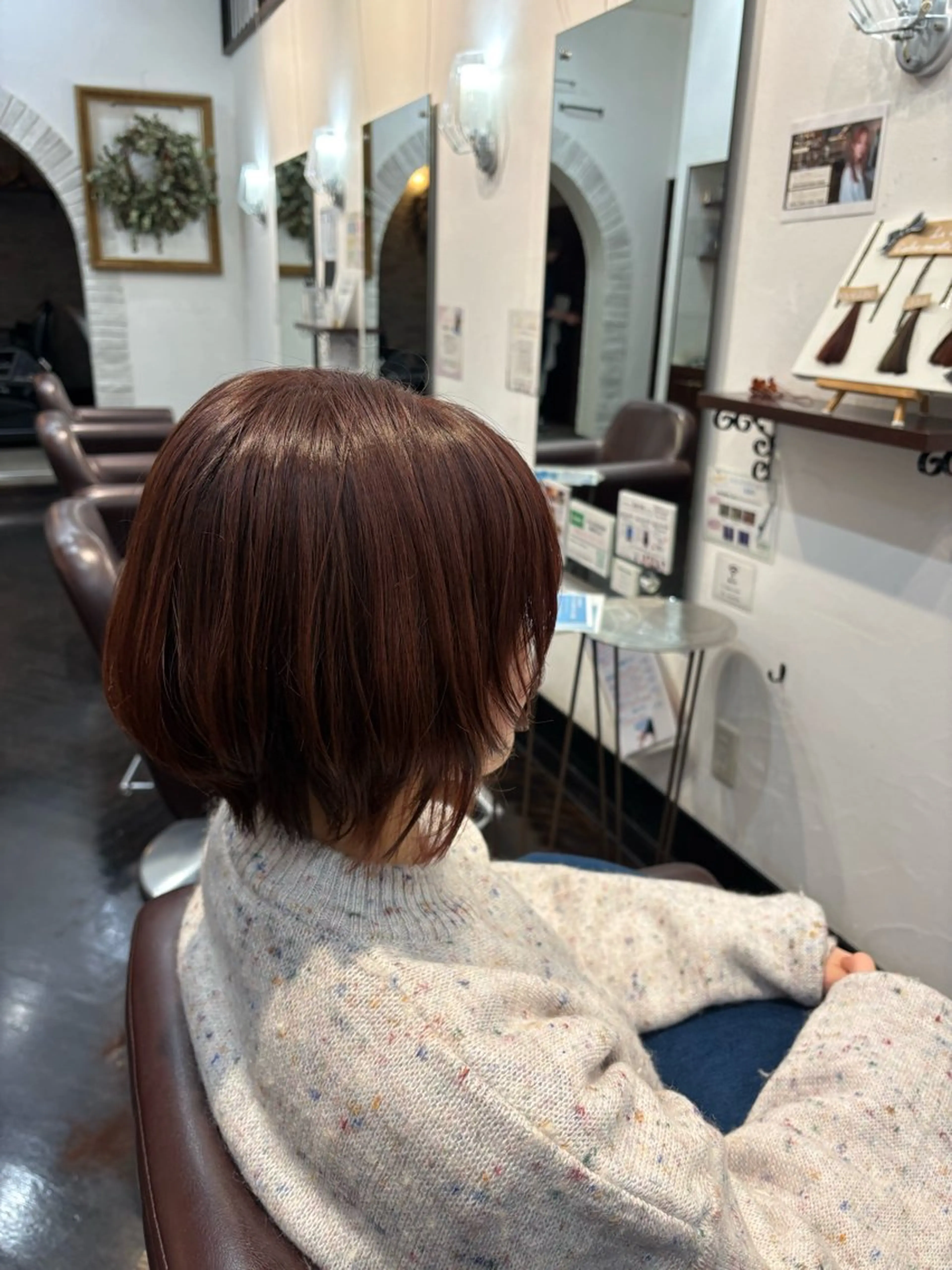 ショート ラカットゾーン 田中李奈のヘアスタイル