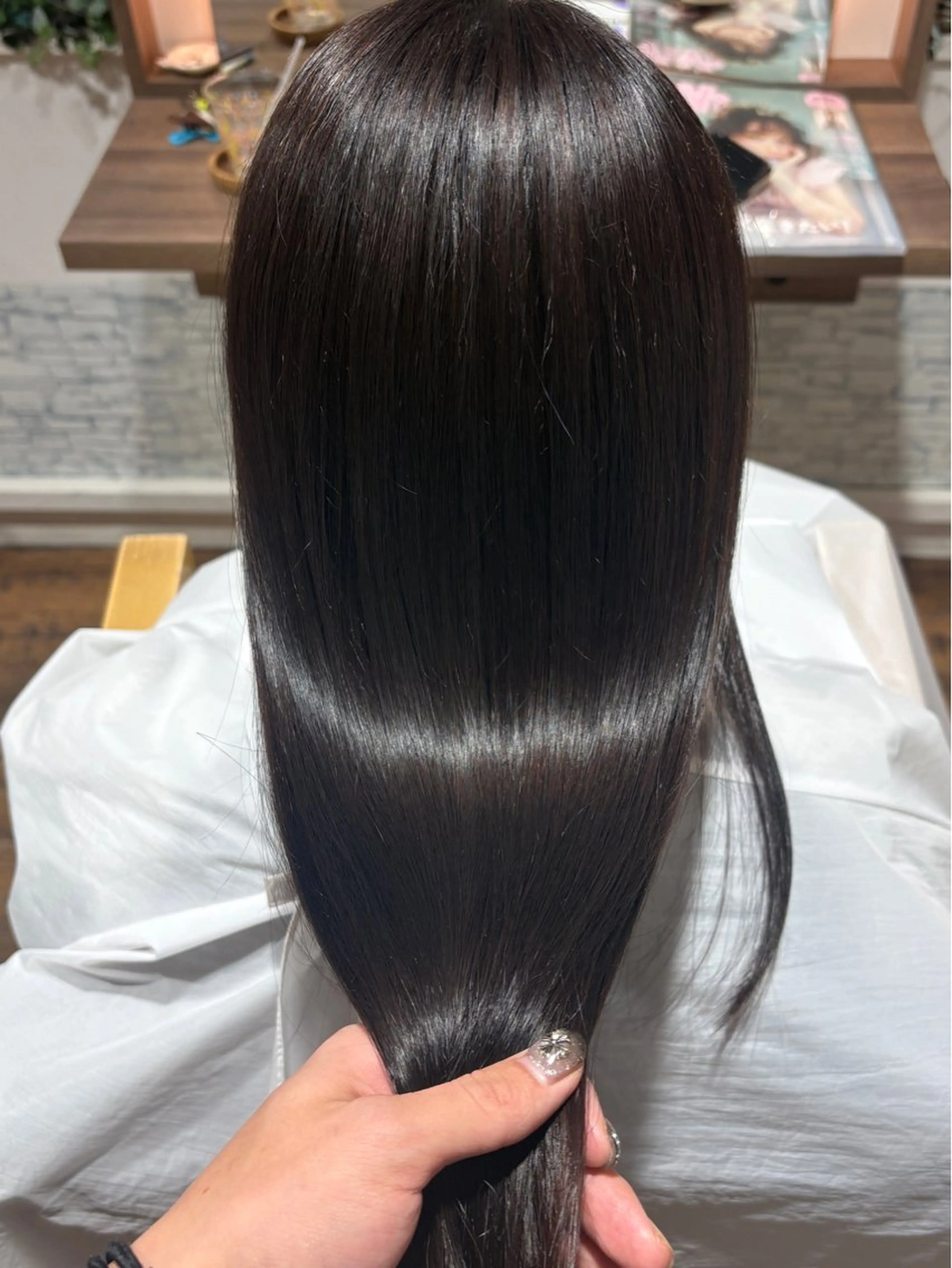 ロング 縮毛矯正 Rito 縮毛矯正のヘアスタイル