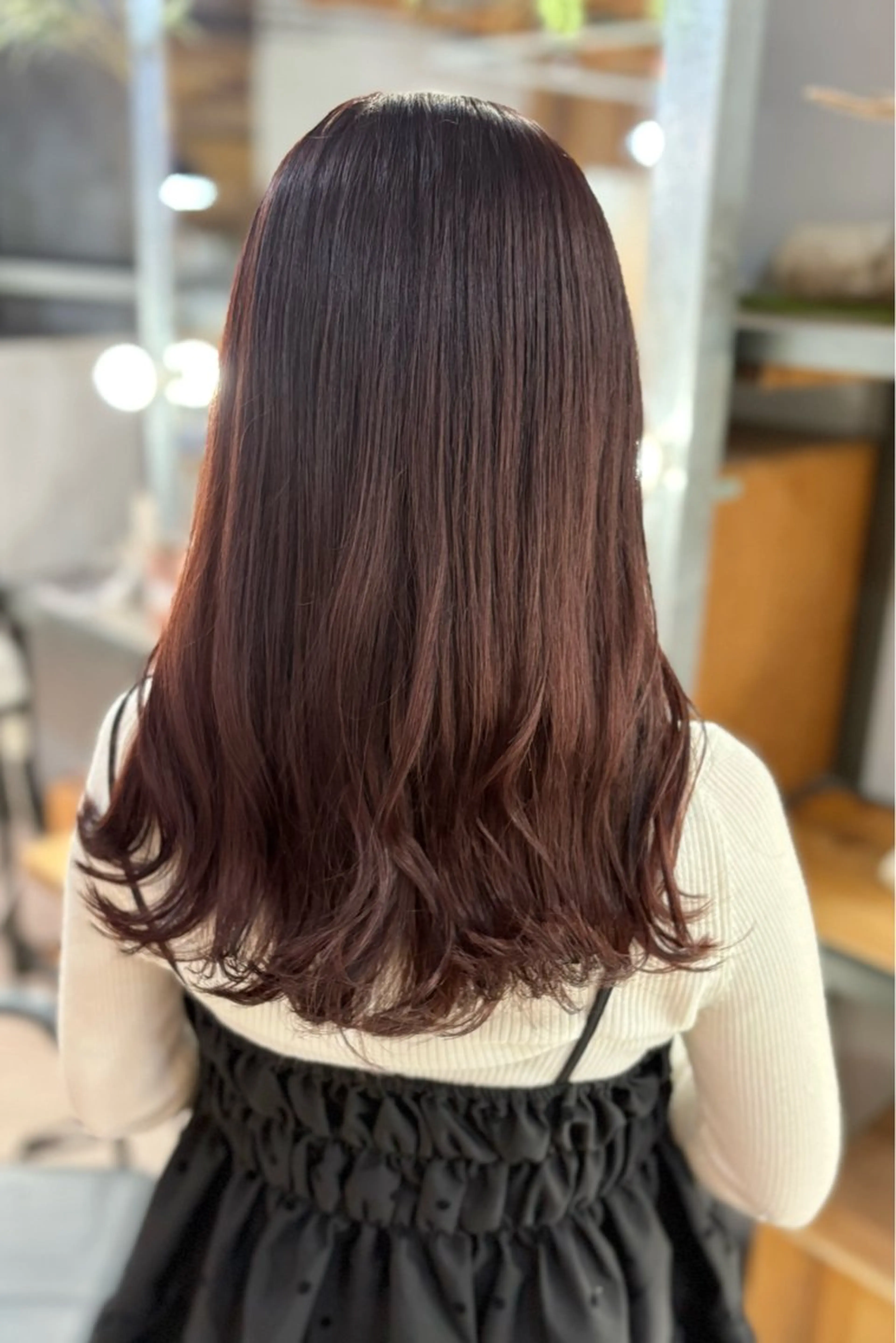 ロング カラー 菊地 紗矢のヘアスタイル