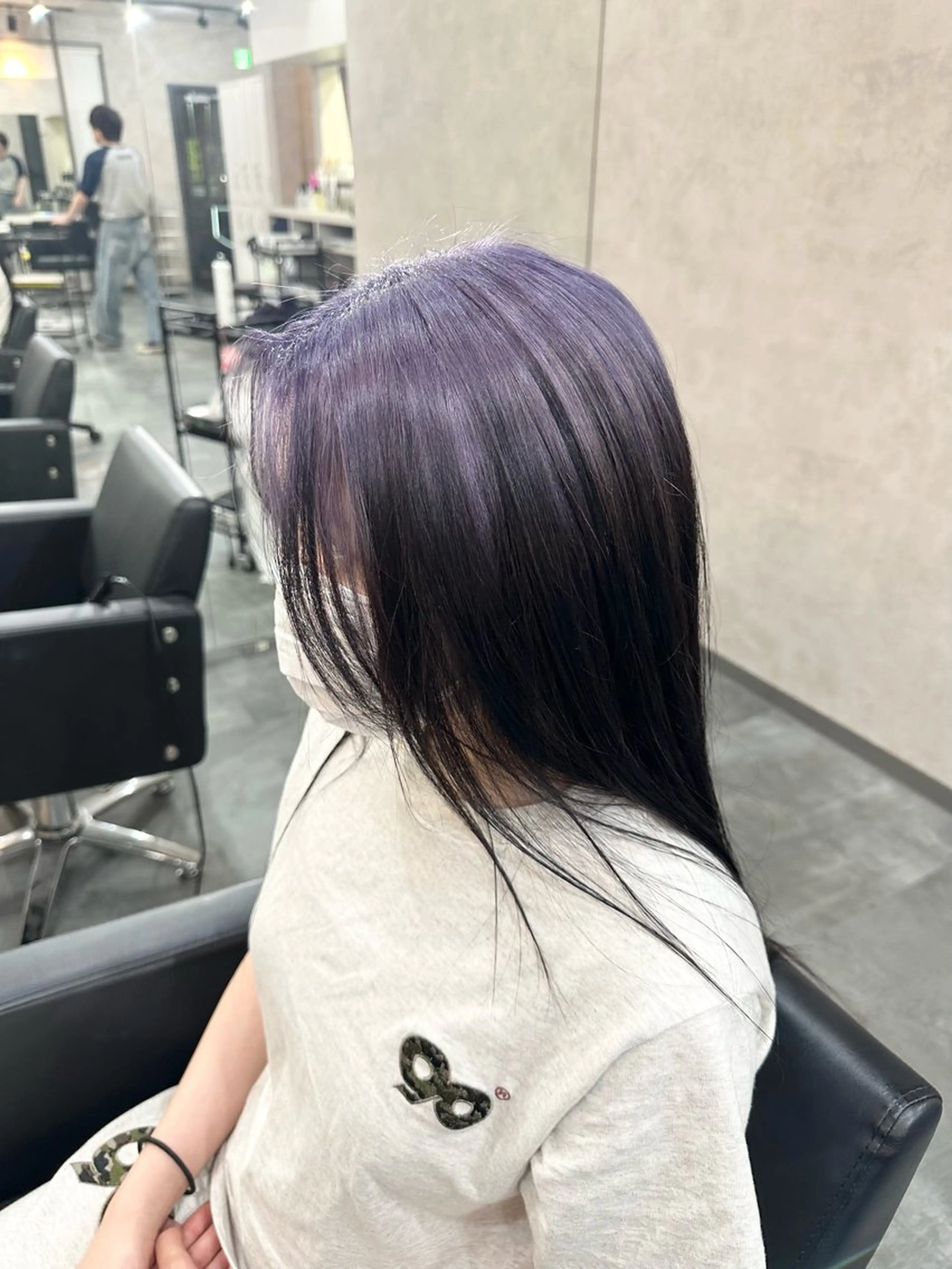 ロング カラー ヘアアレンジ デザインカラー ヘアカラー 小山/透明感カラー/ レイヤー/中茎涼太のヘアスタイル