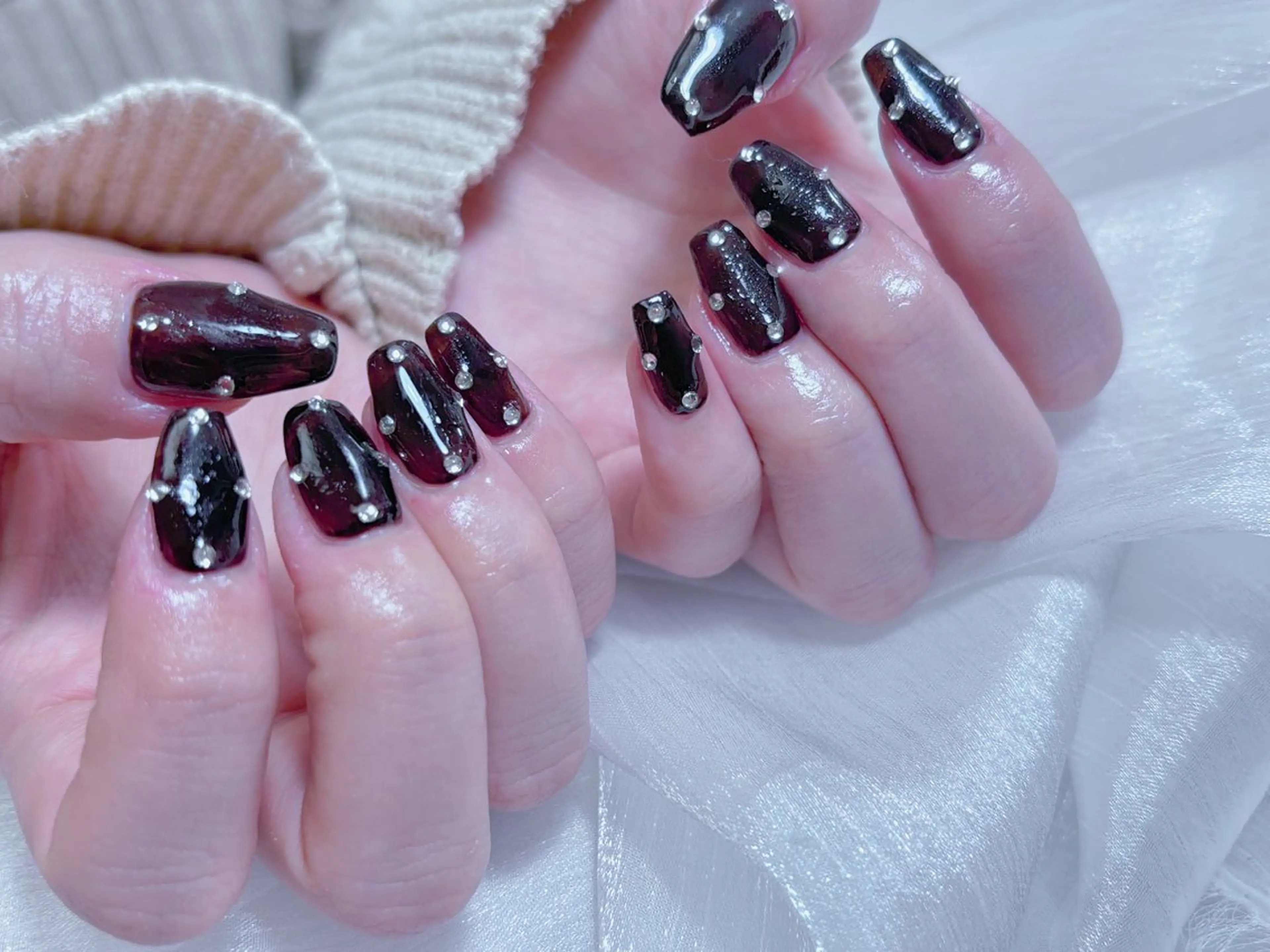 ネイル ハンドネイル ネイルサロンエクラ 🫧Shizukaのネイルデザイン