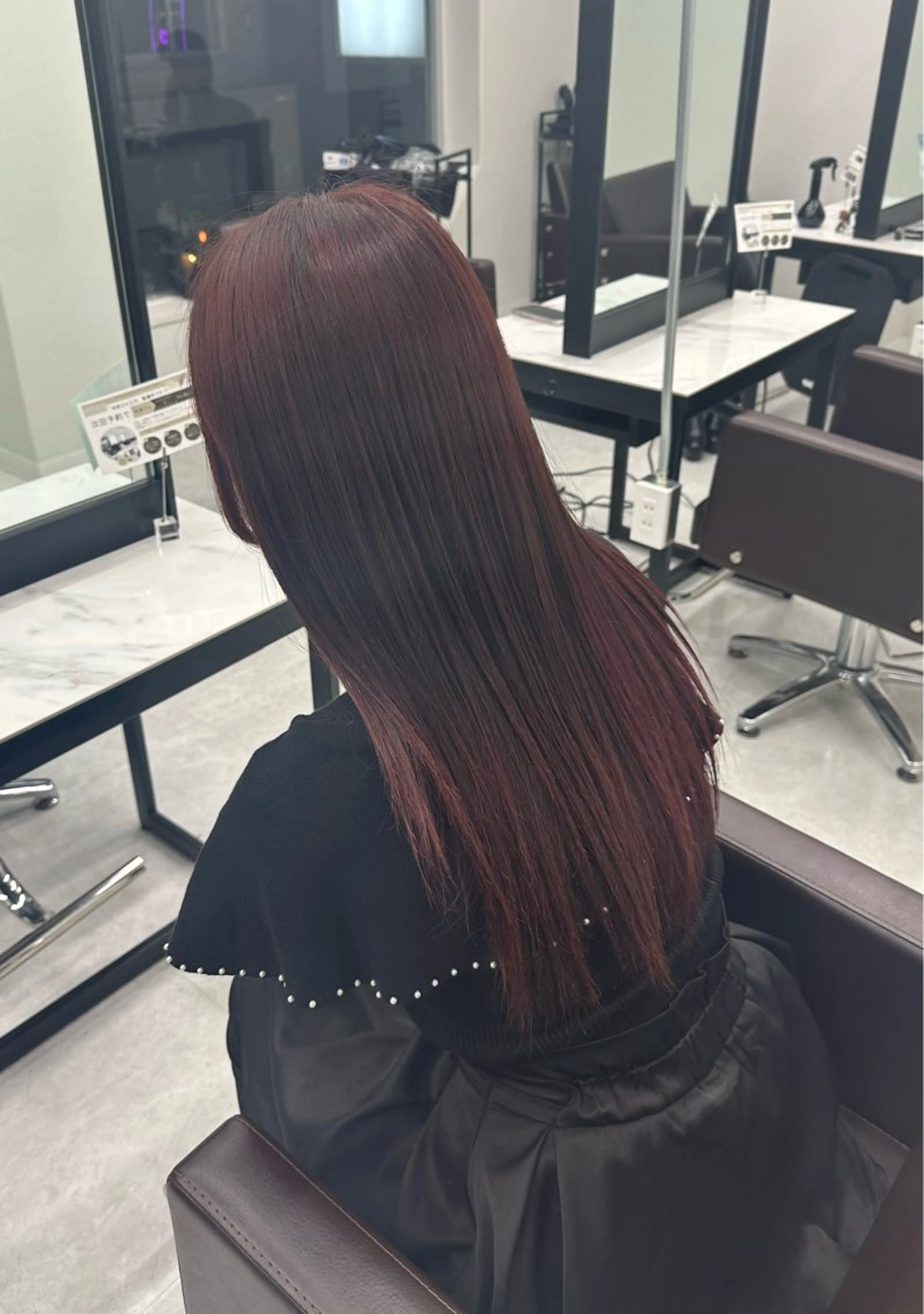 ロング カラー ヘアカラー ニュアンス/フェザー /ウルフ/伶馬のヘアスタイル