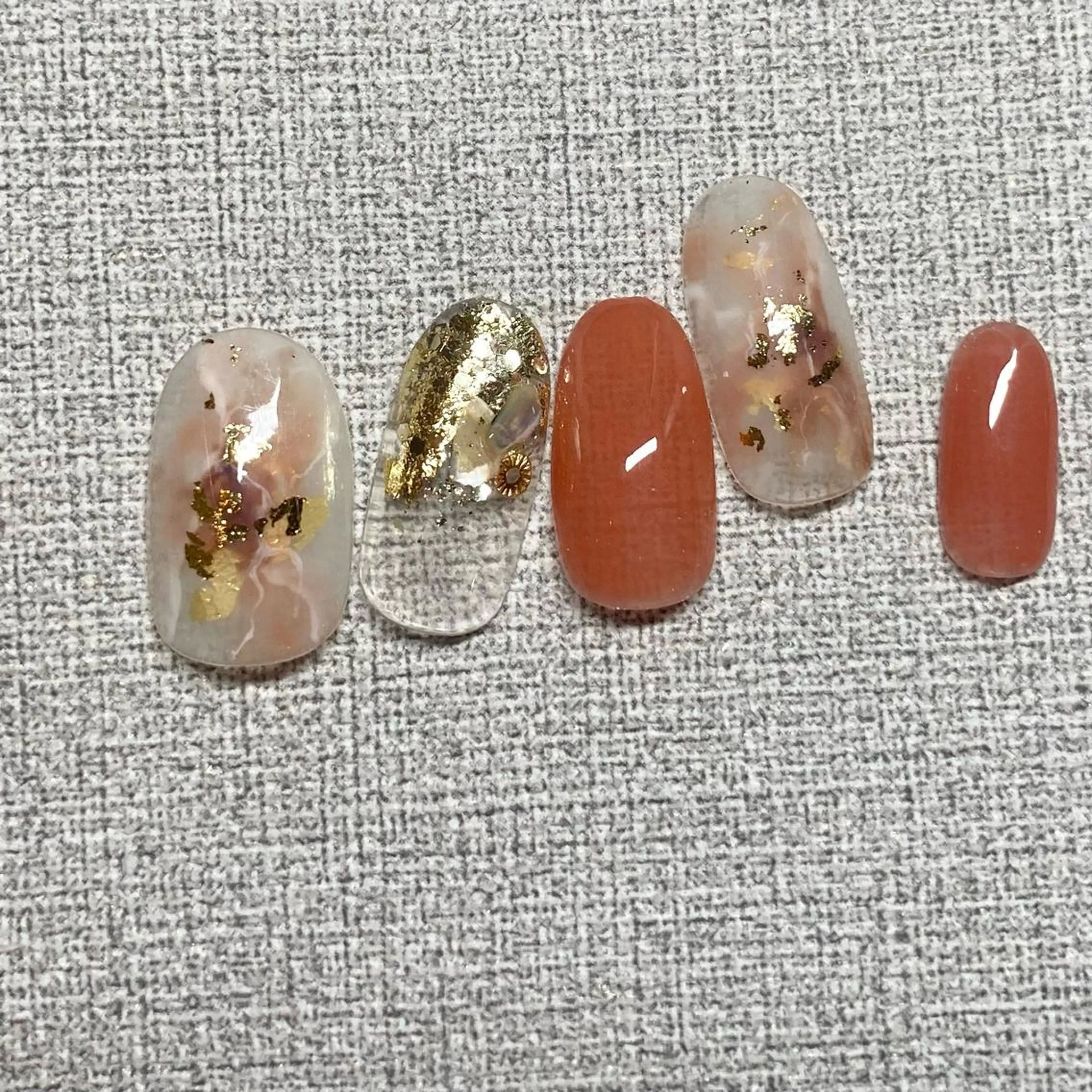 ネイル アートネイル フットネイル ニュアンスネイル 夏ネイル 山田 貴子のネイルデザイン