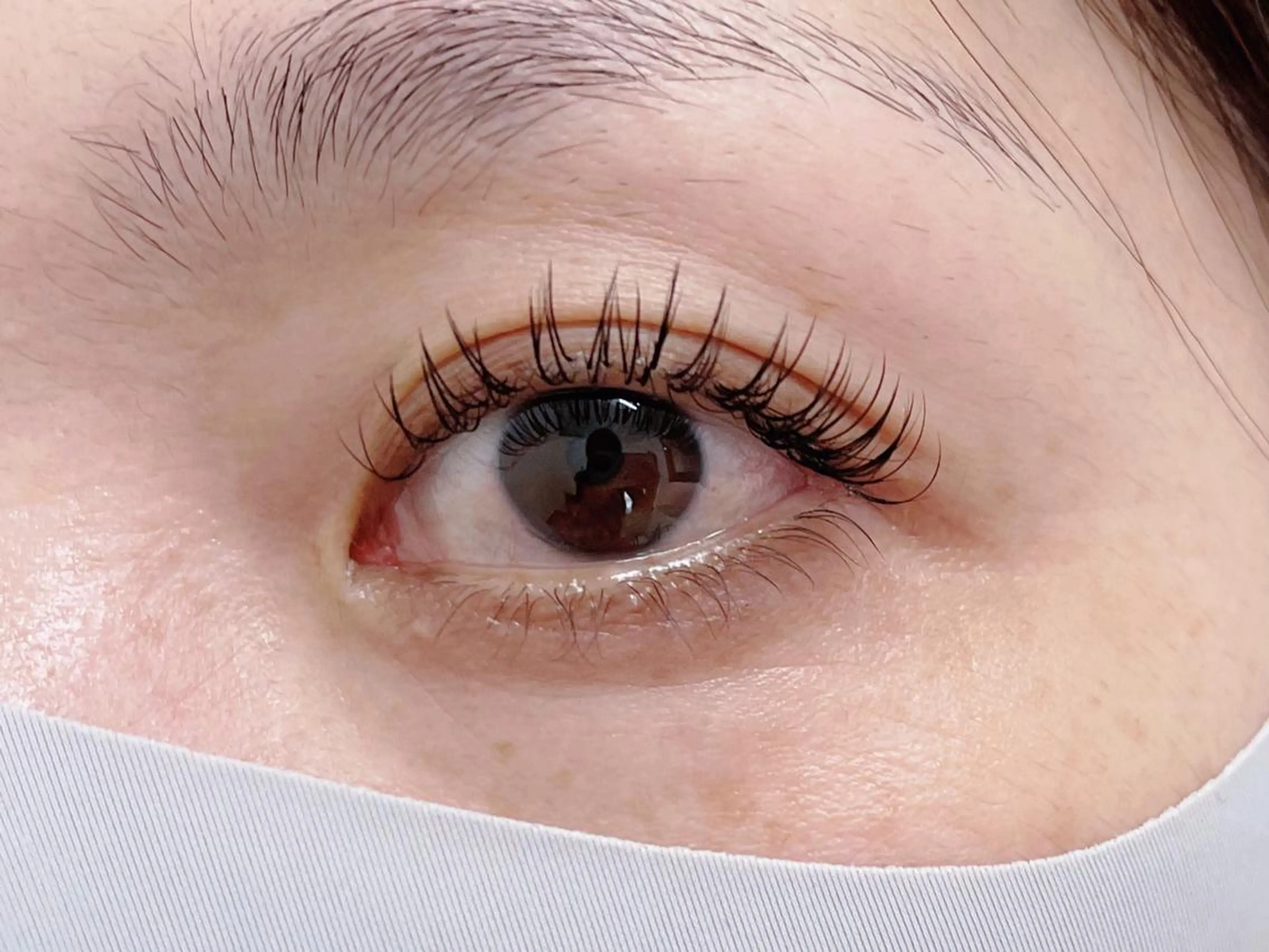 マツエク・マツパ フラットラッシュ ナチュラル eyelash momoのマツエク・マツパデザイン