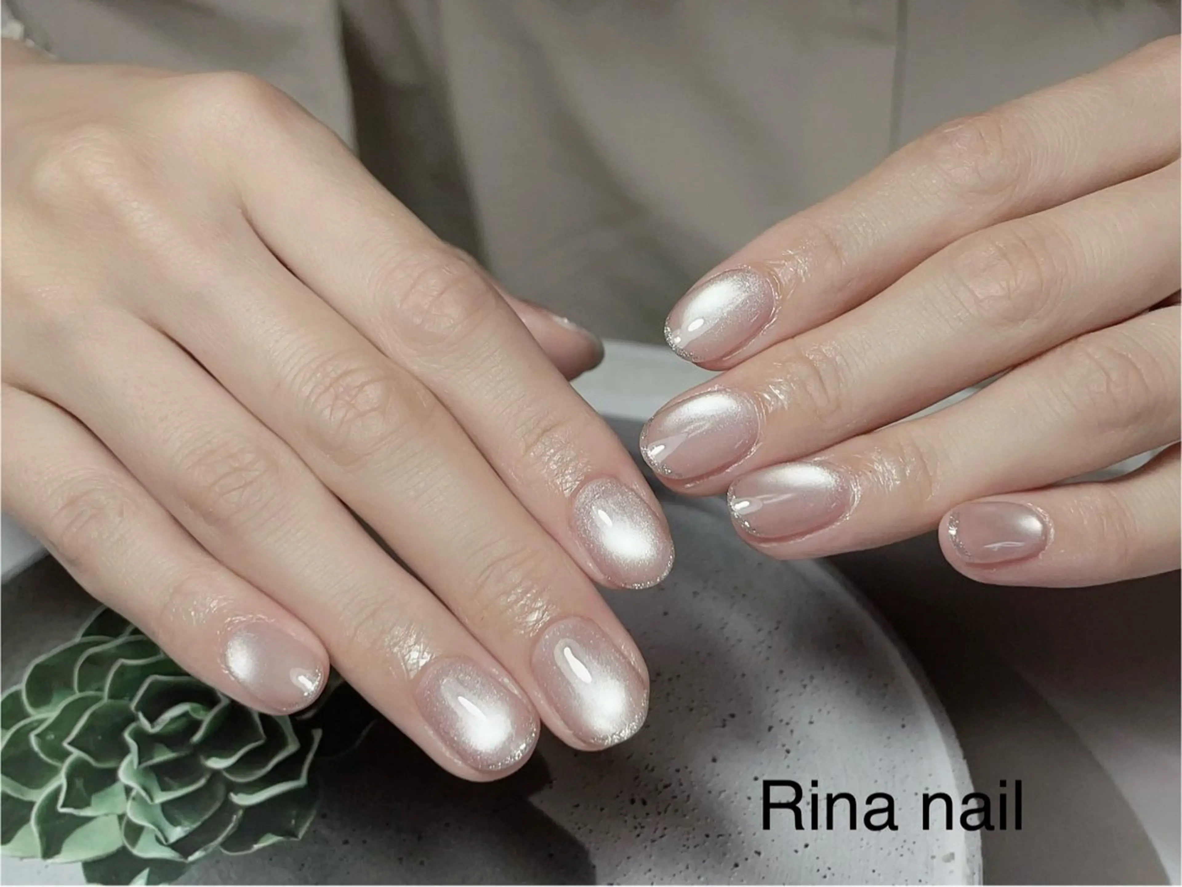 ネイル フレンチネイル ハンドネイル リナネイルサロン 松戸八柱所属・リナ ネイルサロンのネイルデザイン