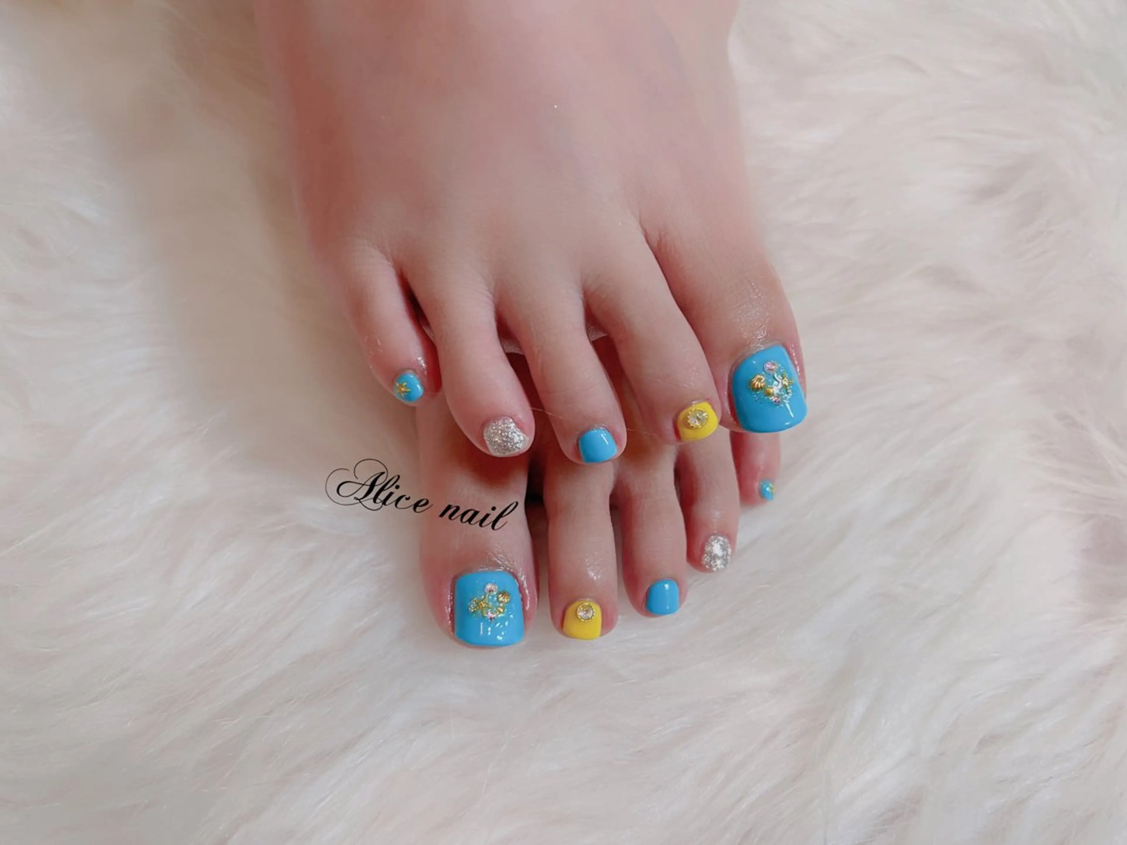 ネイル フットネイル Beauty静 nailのネイルデザイン