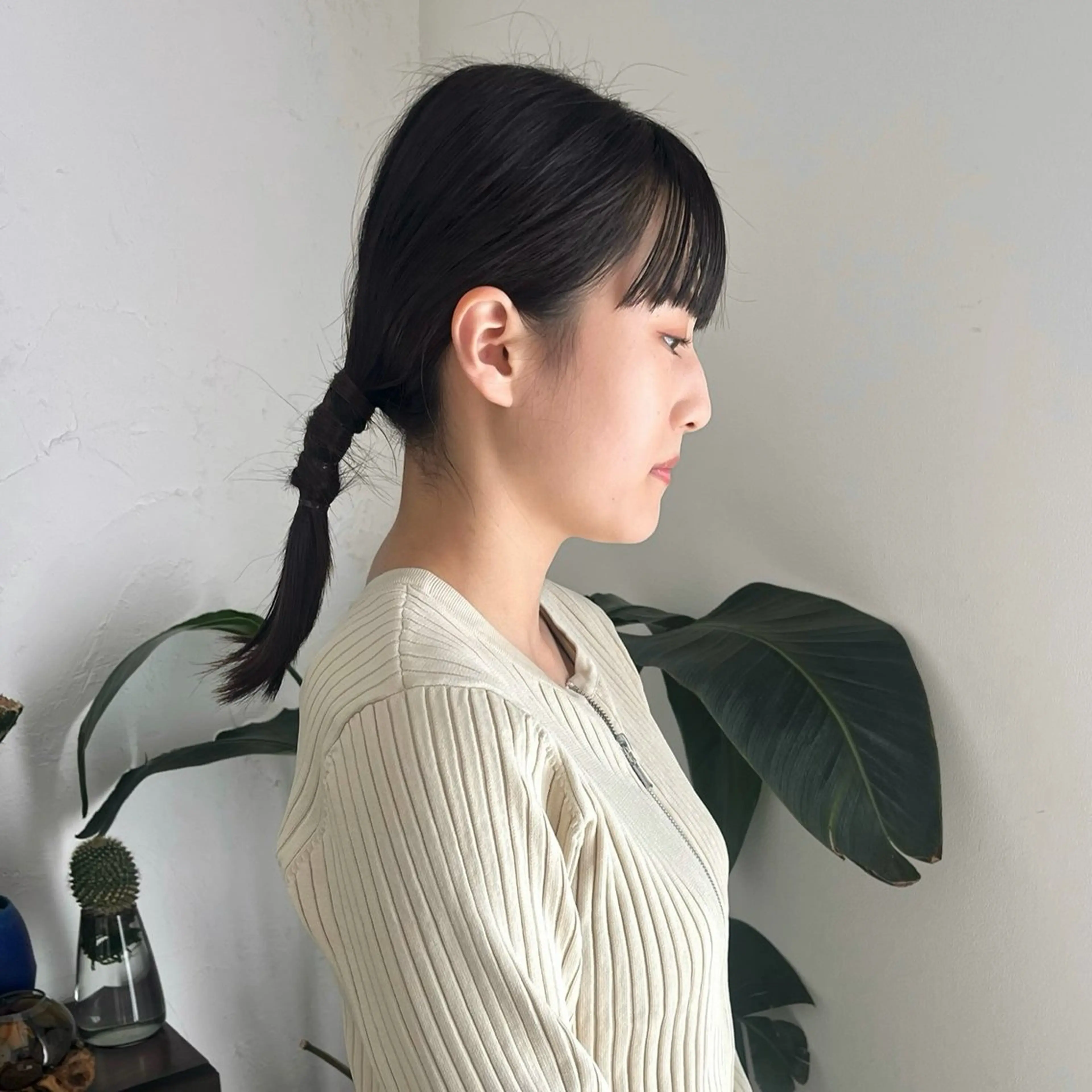 ミディアム 小山夕稀/ニュアンス パーマ/新城のヘアスタイル