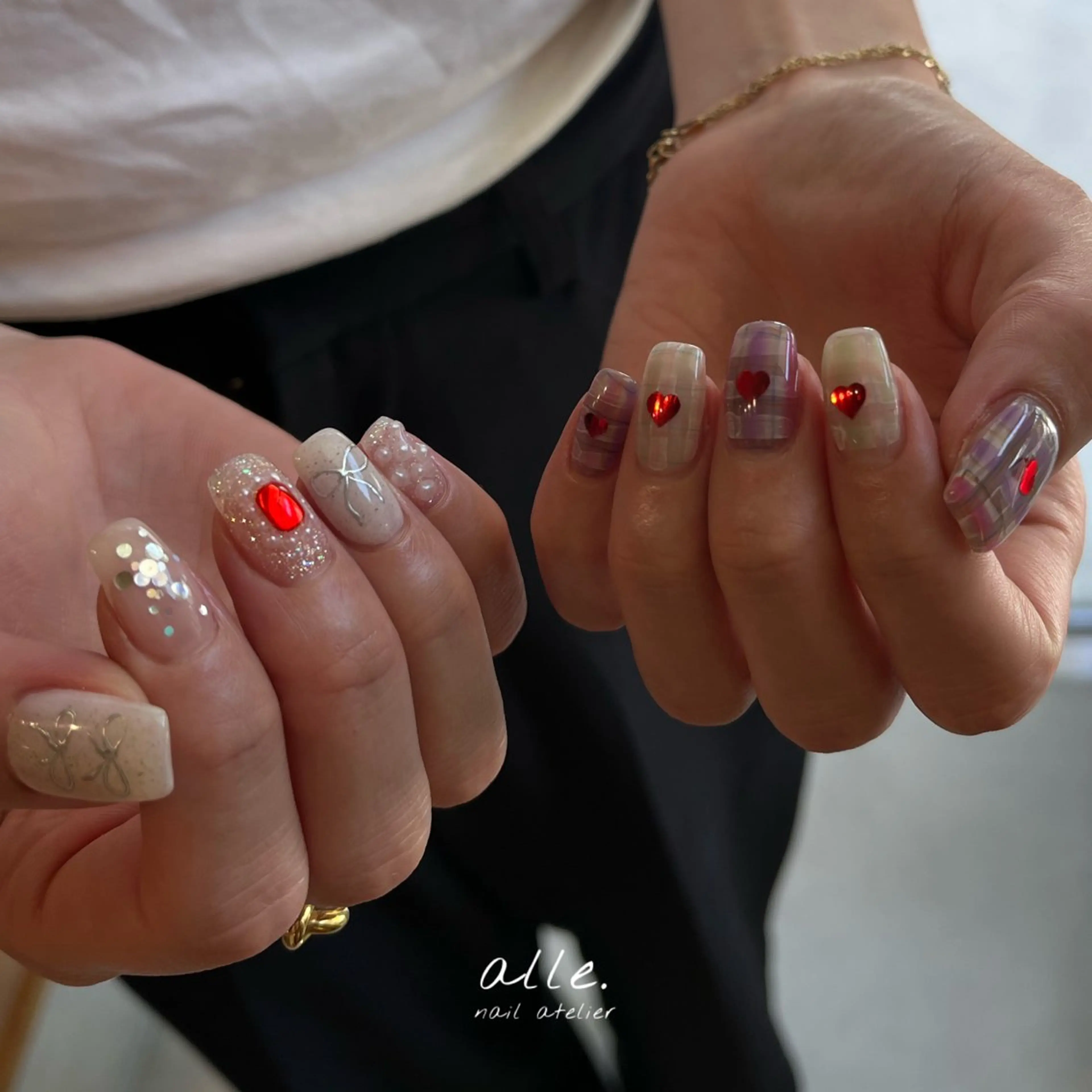 ネイル ハンドネイル atelier alle.のネイルデザイン