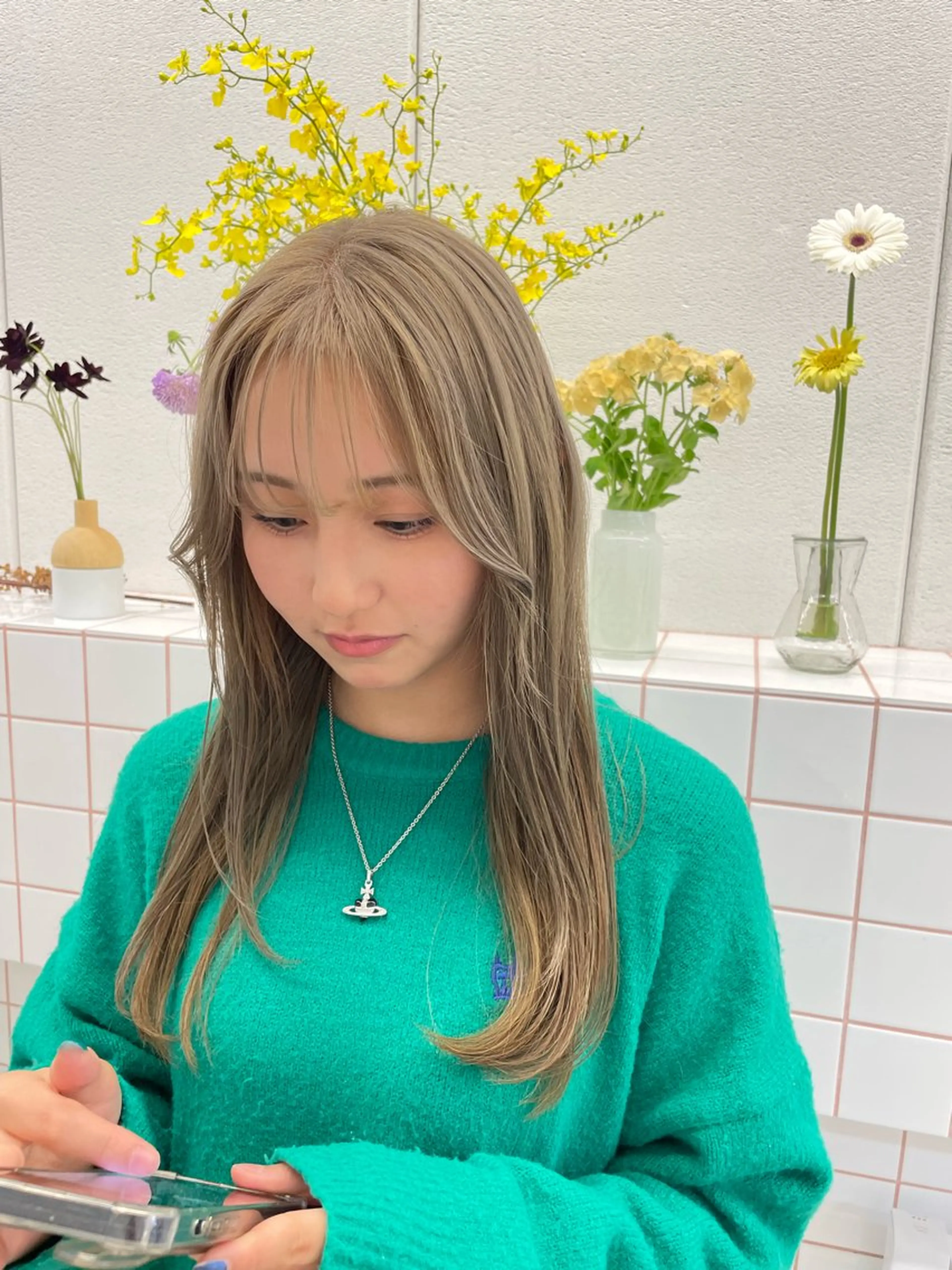 カラー 山下 悠月のヘアスタイル