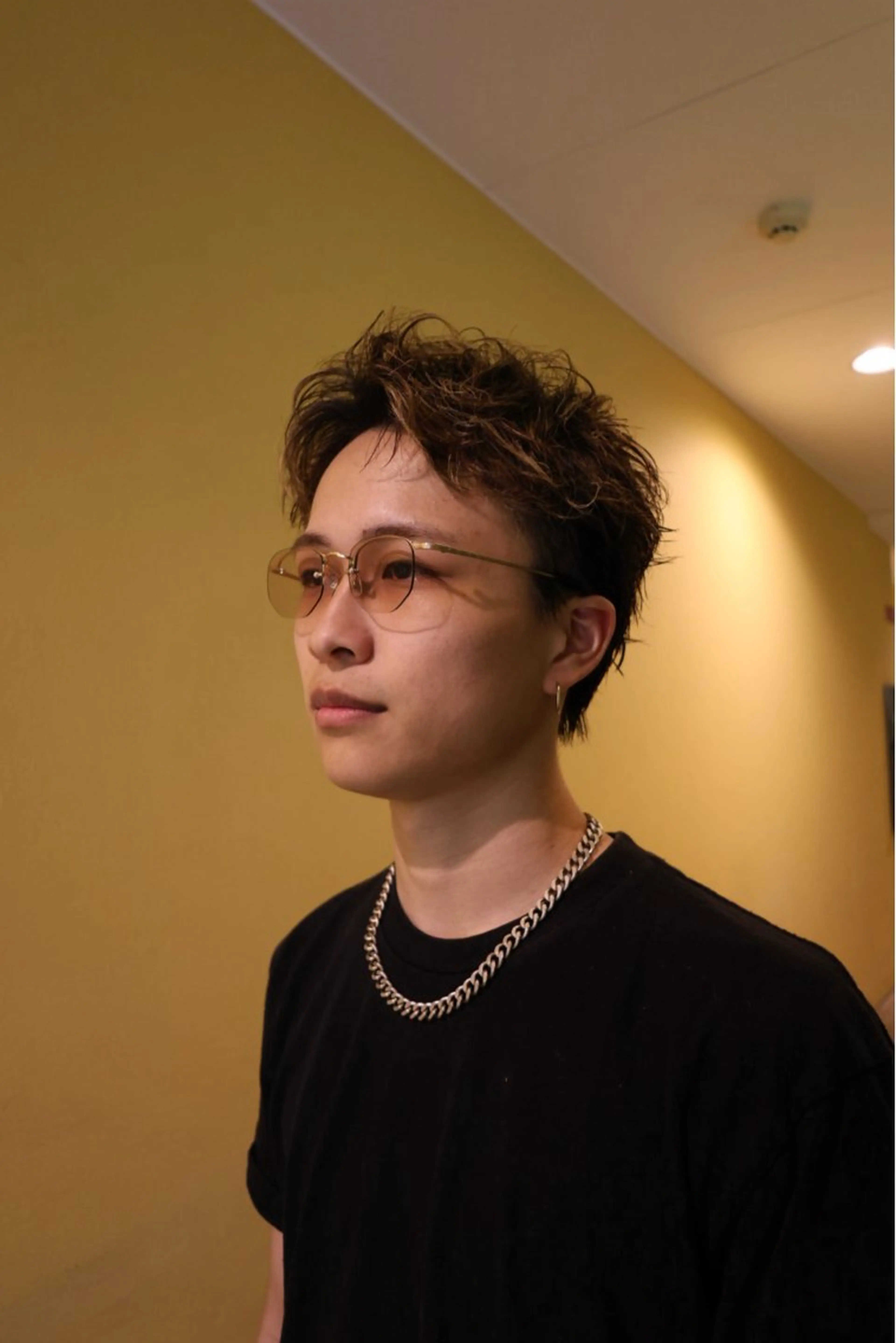ショート パーマ メンズ スパイキーショート ショートヘア カット パーマ 大阪茶屋町 メンズカット関田拳のヘアスタイル