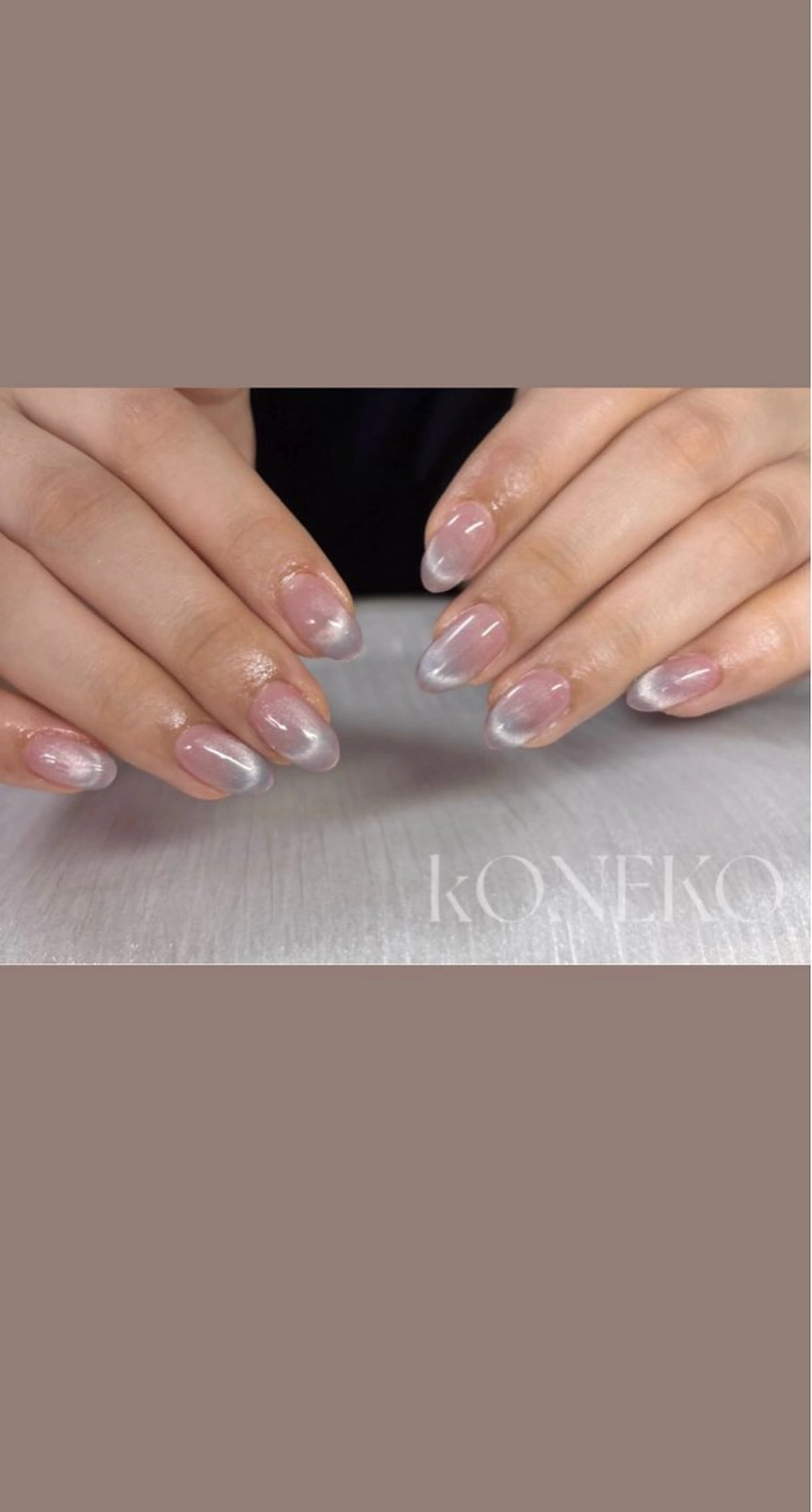 ネイル コネコネイルサロン モデル用のネイルデザイン