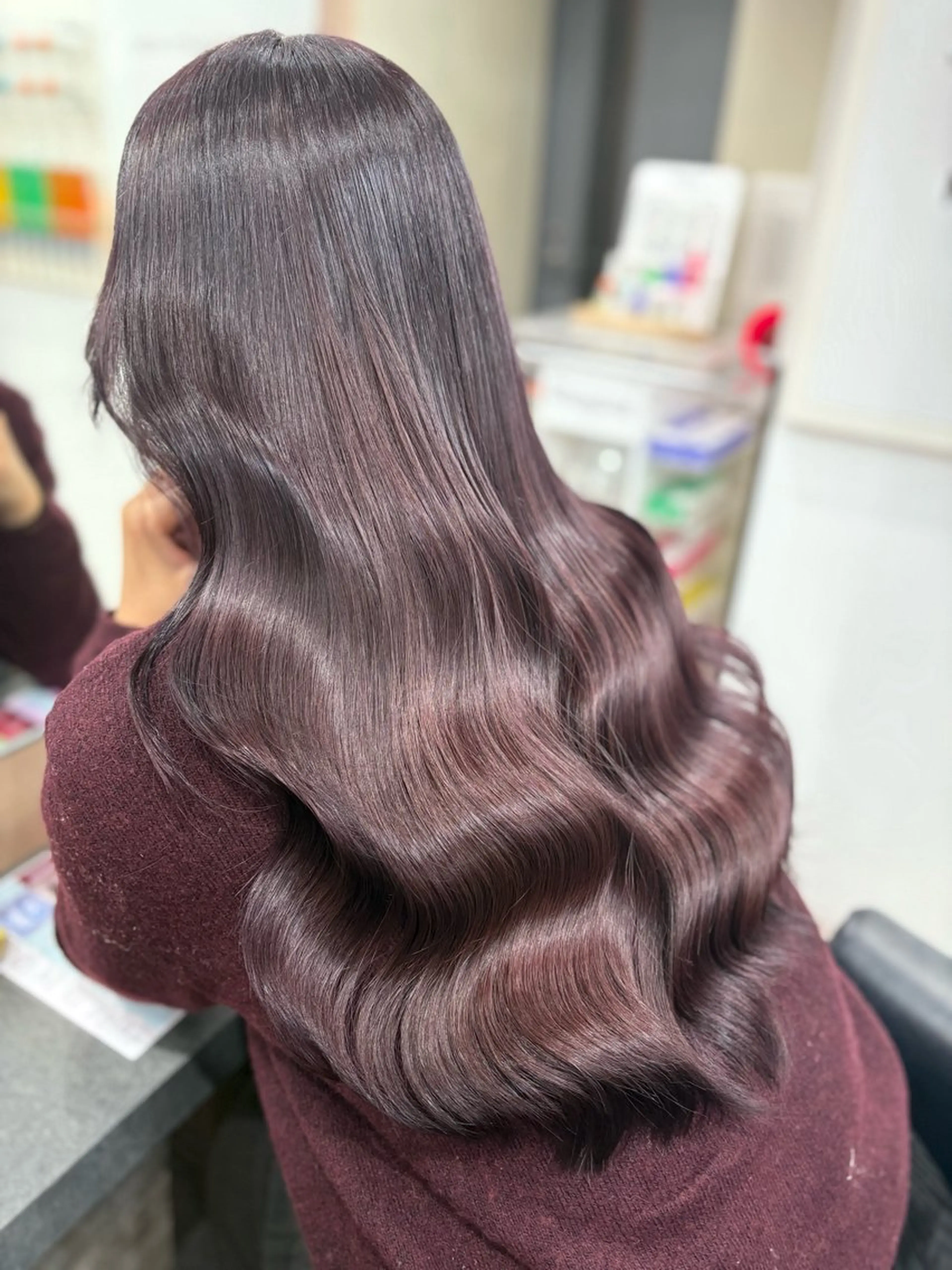 ロング ヘアカラー 横浜lapis amaneのヘアスタイル