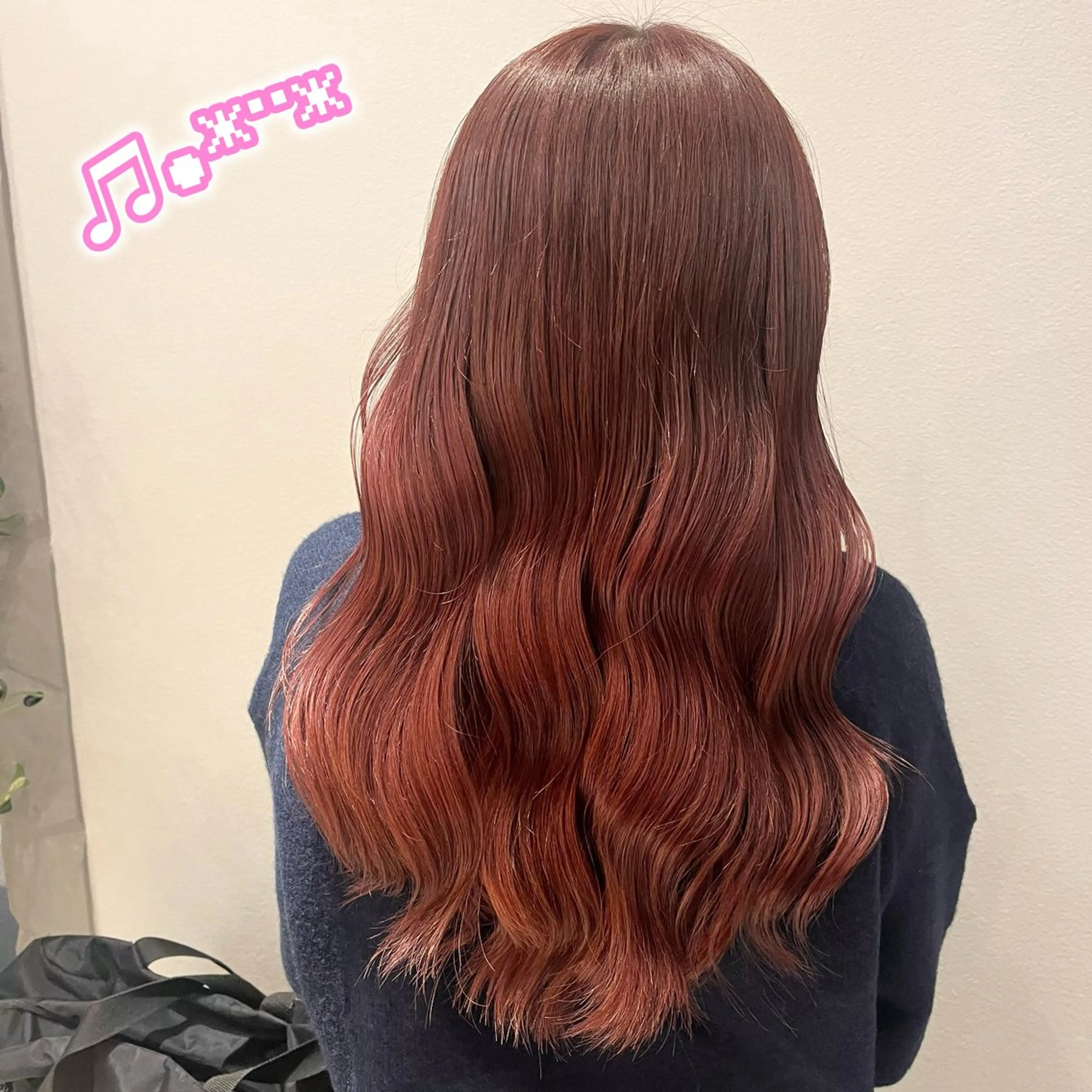 ロング カラー ブラウンカラー レッドカラー レッドブラウン ヘアカラー 顔周り/ガーリー /ヘアメ/あつはのヘアスタイル