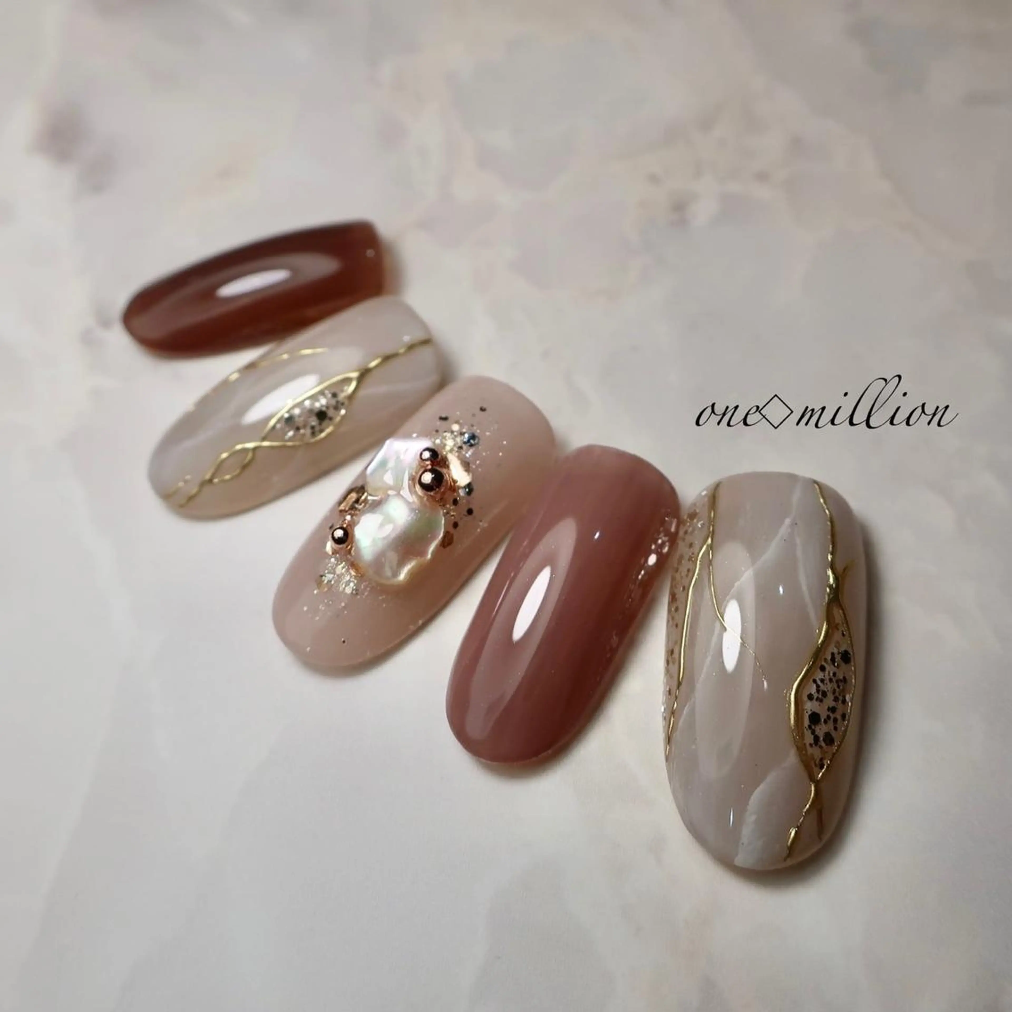 ネイル nail salon ワンミリオンのネイルデザイン