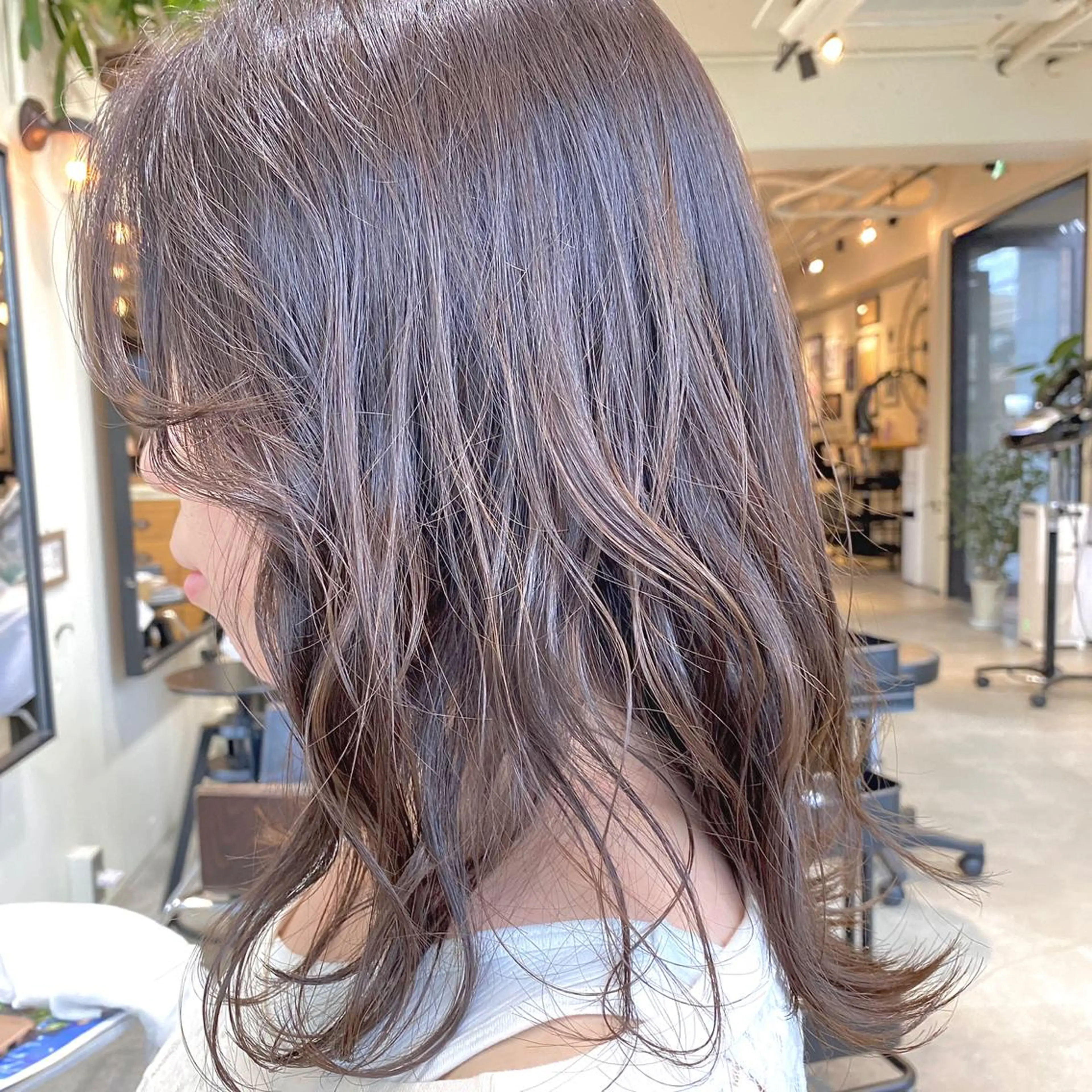 セミロング カラー ヘアアレンジ カット ヘアカラー トリートメント ヘッドスパ 【ダメージレス施術】 【透明感】北村 拓也のヘアスタイル