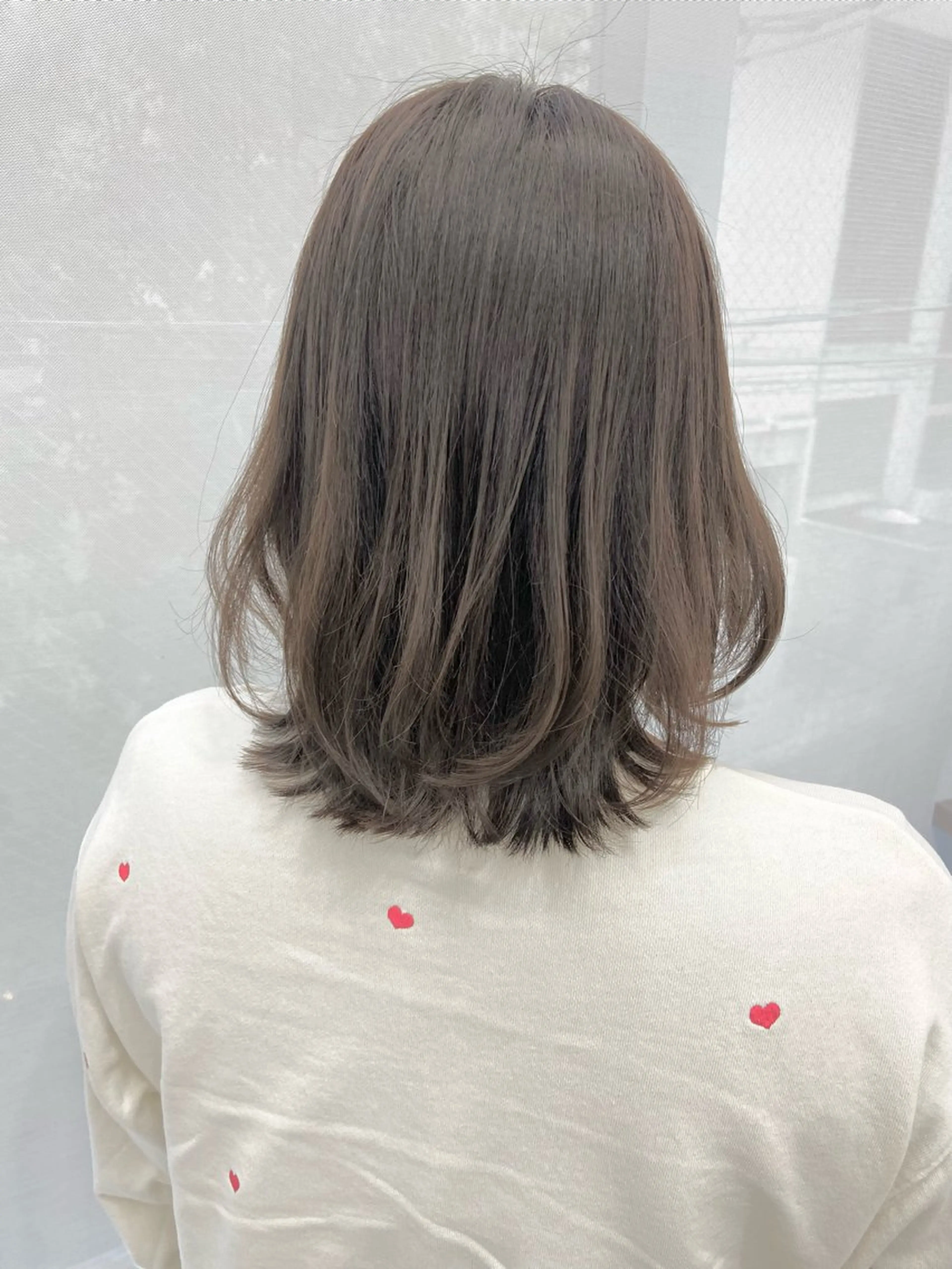 ミディアム 髪質改善\艶髪カラー 💐園田さやかのヘアスタイル