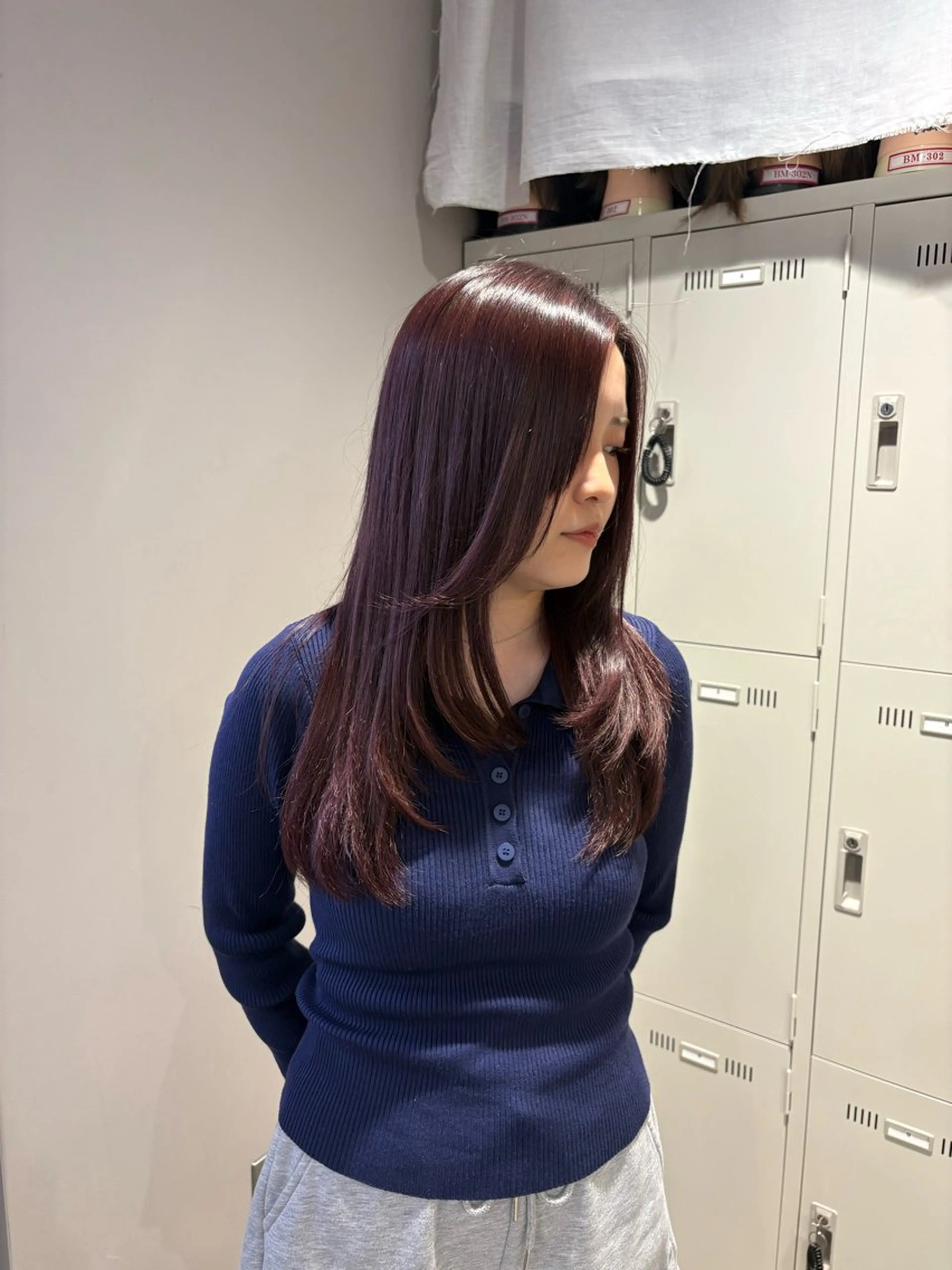 カラー ヘアカラー トリートメント 透明感ベージュ🤎 ナチュラルレイヤーのヘアスタイル