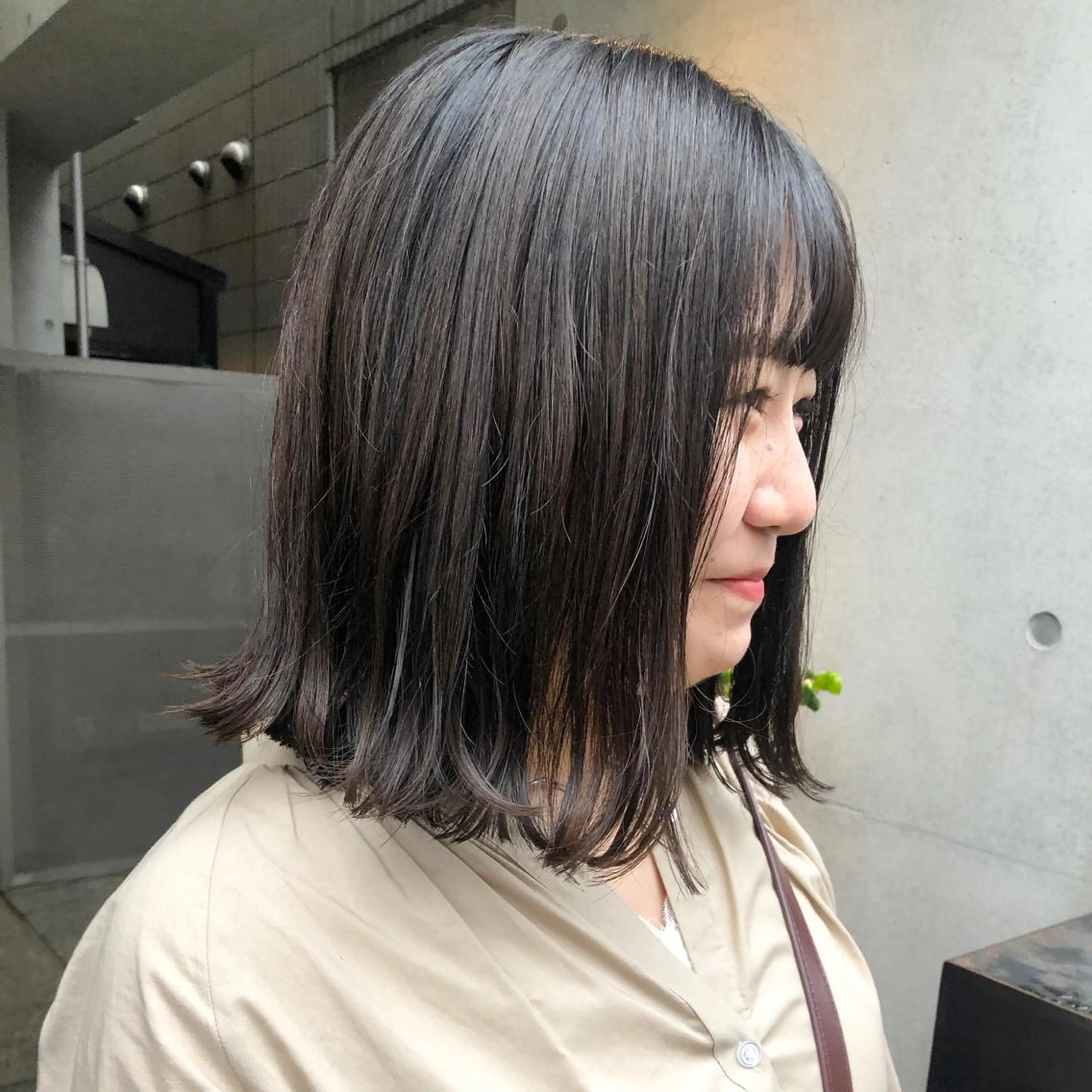 ミディアム 外ハネヘア stylist 杉浦駿生のヘアスタイル