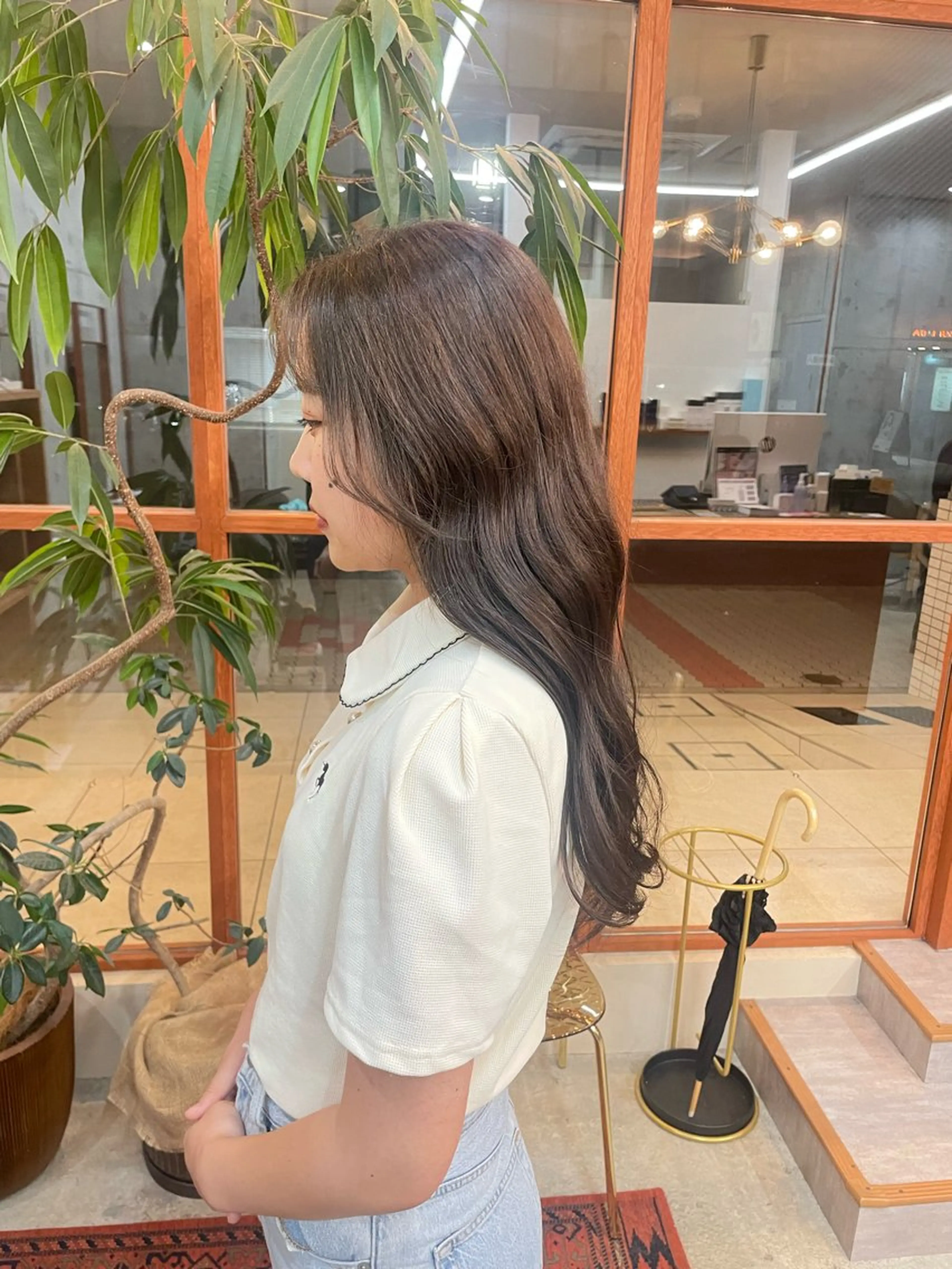 ロング カリン/ カット・ブリーチのヘアスタイル