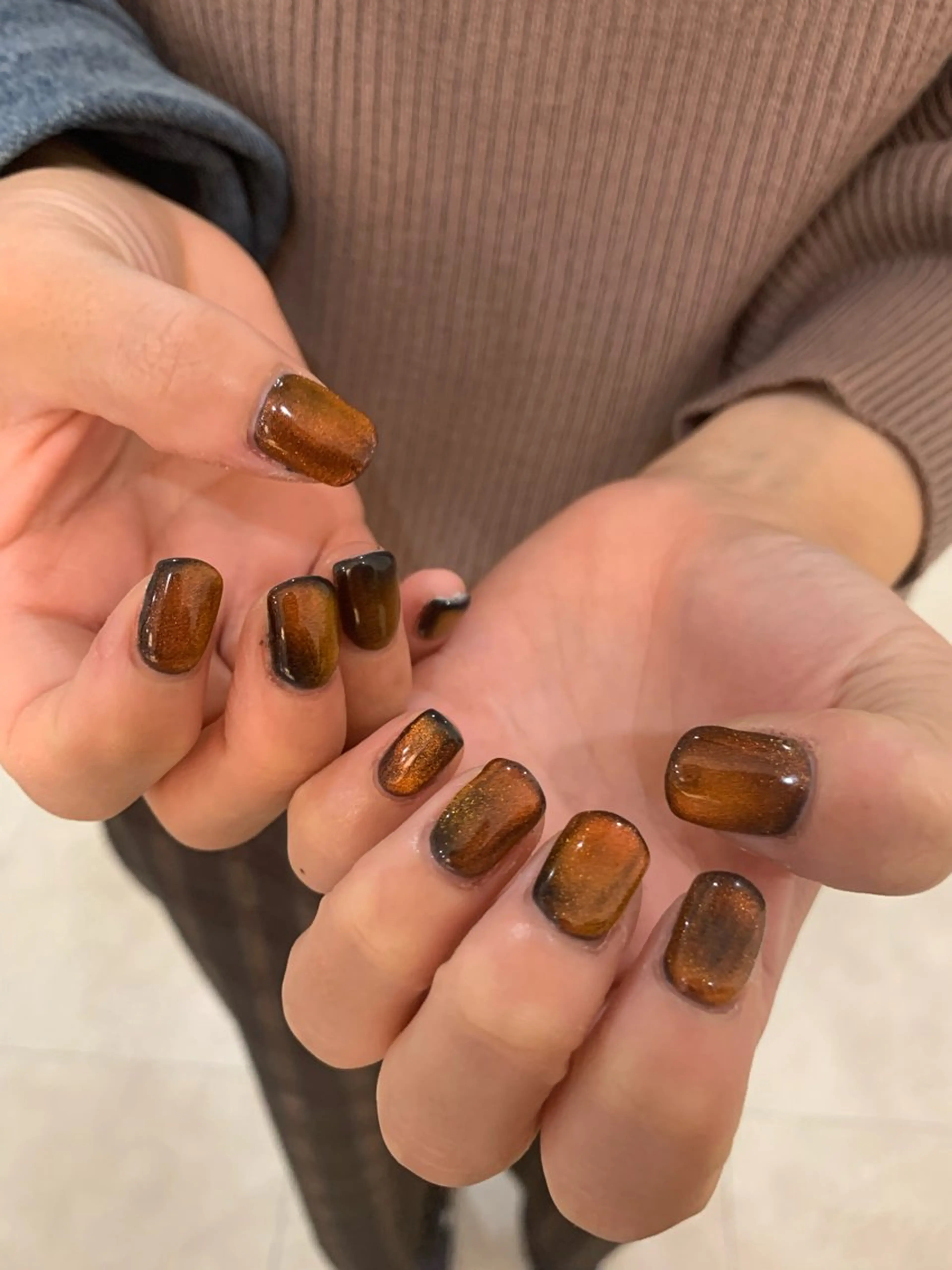 ネイル ハンドネイル フットネイル ハンドケア ゆびノさき茨木店 ニュアンス/アートのネイルデザイン