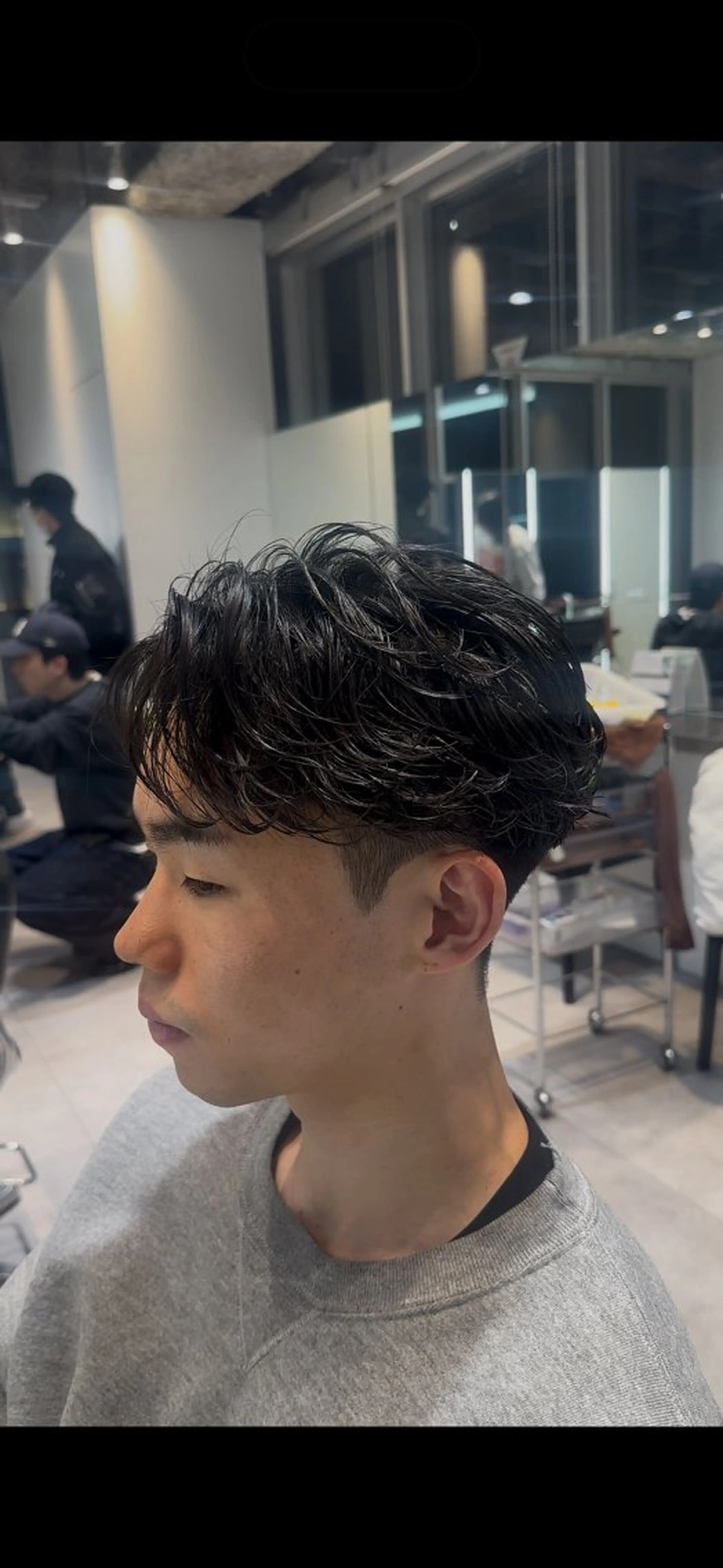 ショート パーマ 似合わせパーマ🔥 河浪  大智のヘアスタイル