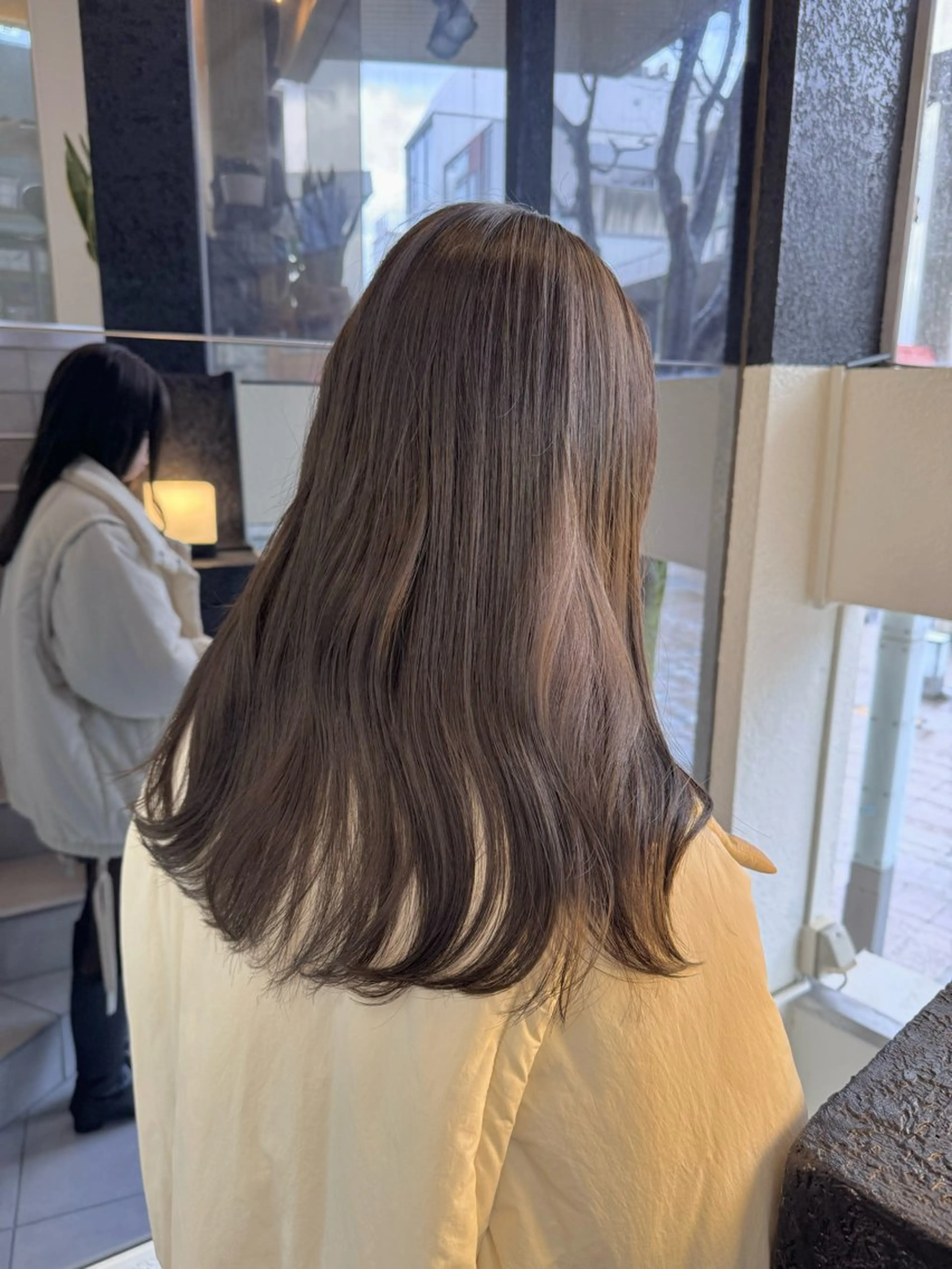 🫧高発色で透ける洗練スタイル|カット+ブリーチなしダブルカラー🫧レイヤーカット,ボブ,ワンカラー,ブリーチなしの写真