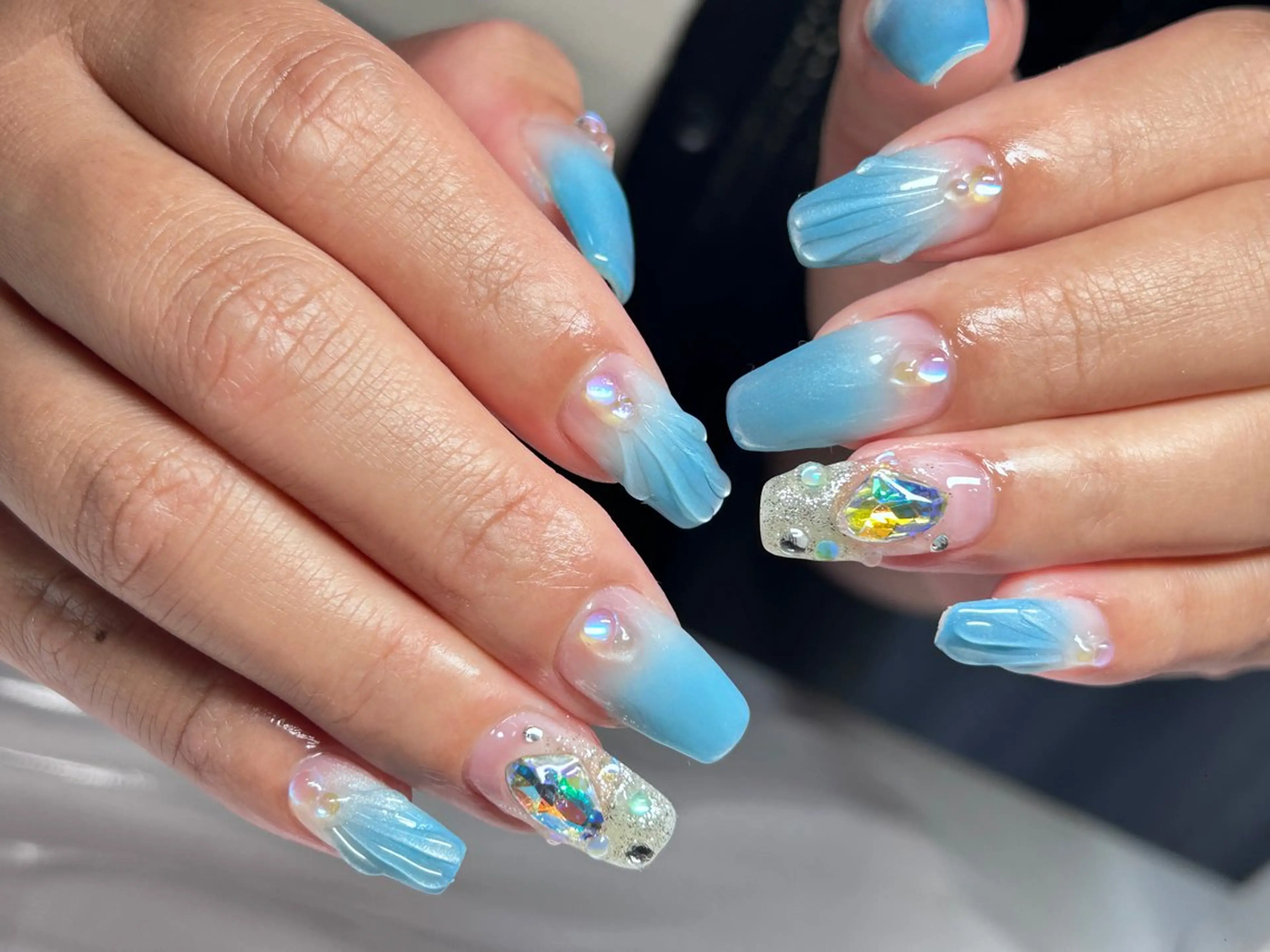 ネイル Horie 雪のネイルデザイン