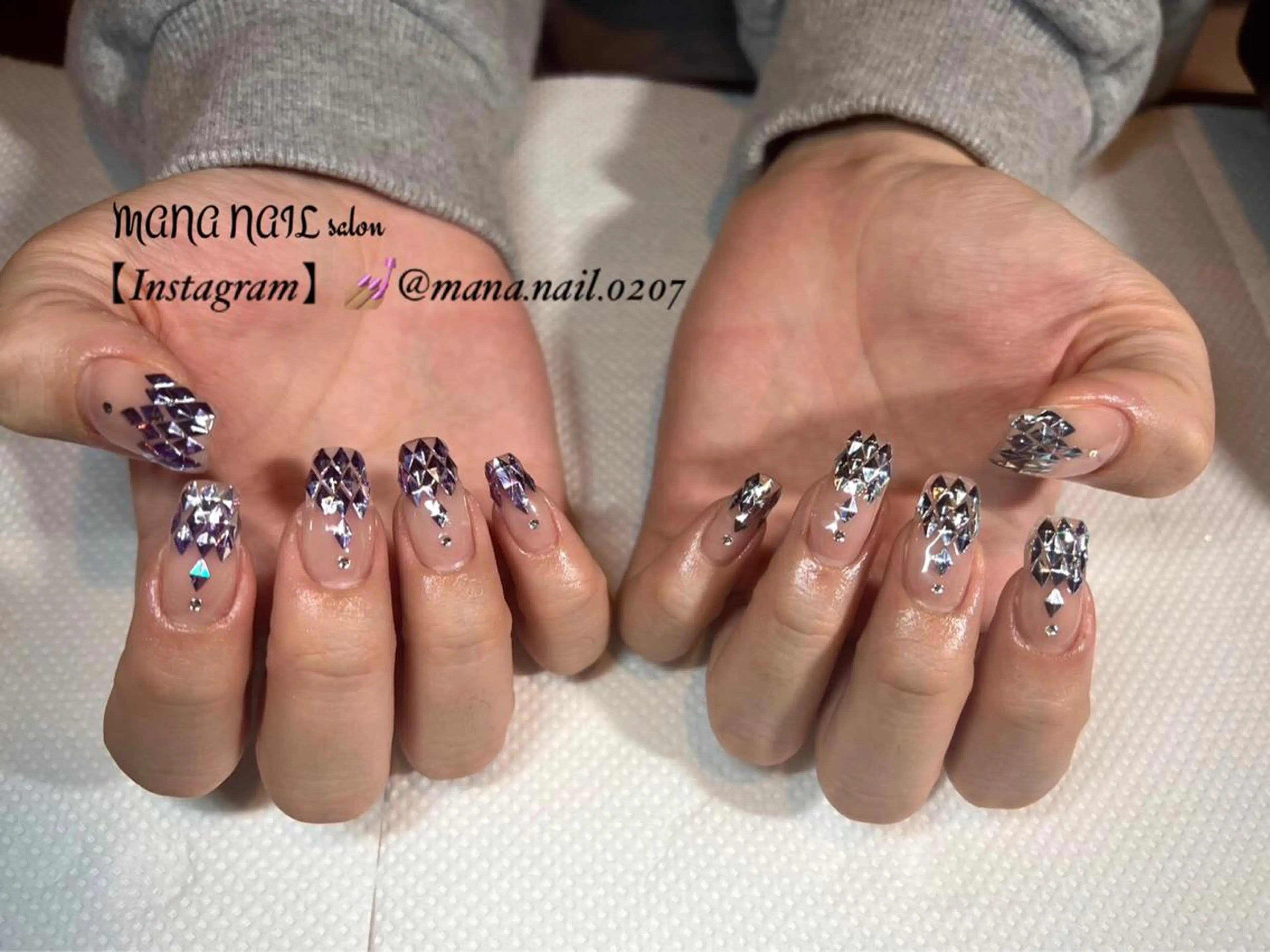 ネイル ハンドネイル ハンドケア 廣瀬 真奈美のネイルデザイン