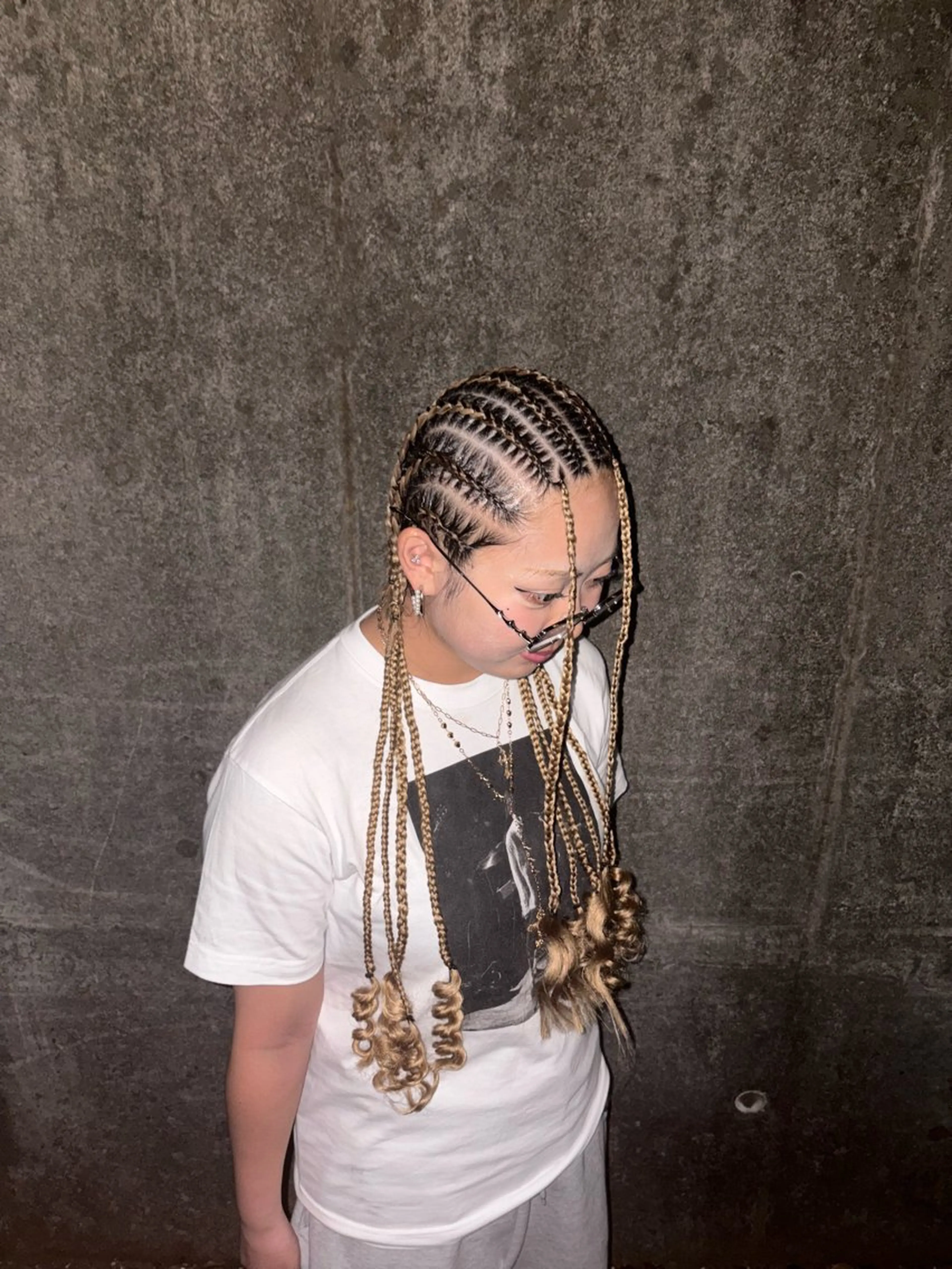 ロング エクステ コーンロウ/ ブレイズ　大田竜也のヘアスタイル