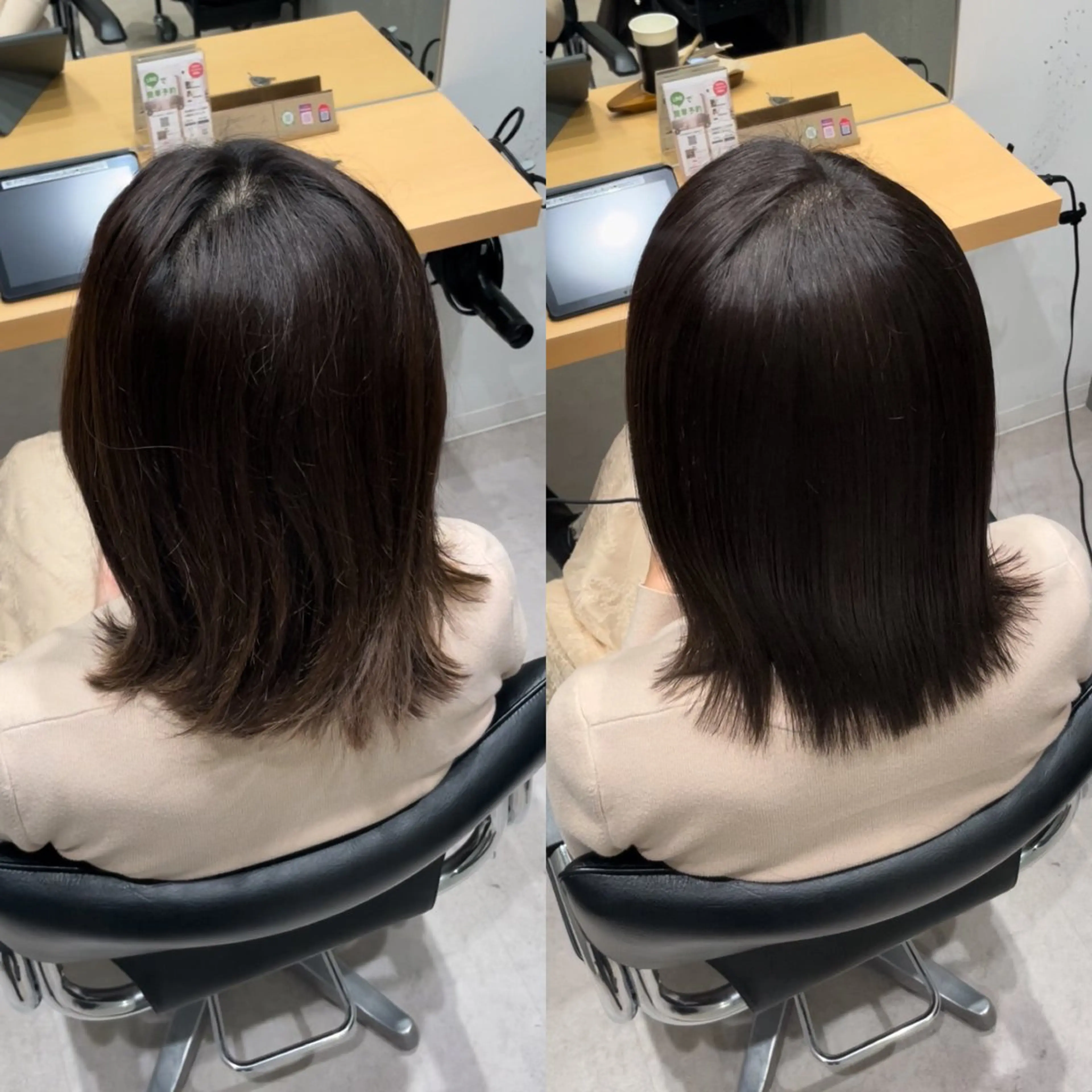 ミディアム カラー 透明感カラー 髪質改善 トリートメント カット ヘアカラー トリートメント 髪質改善ヘアケア 艶髪特化/上田のヘアスタイル