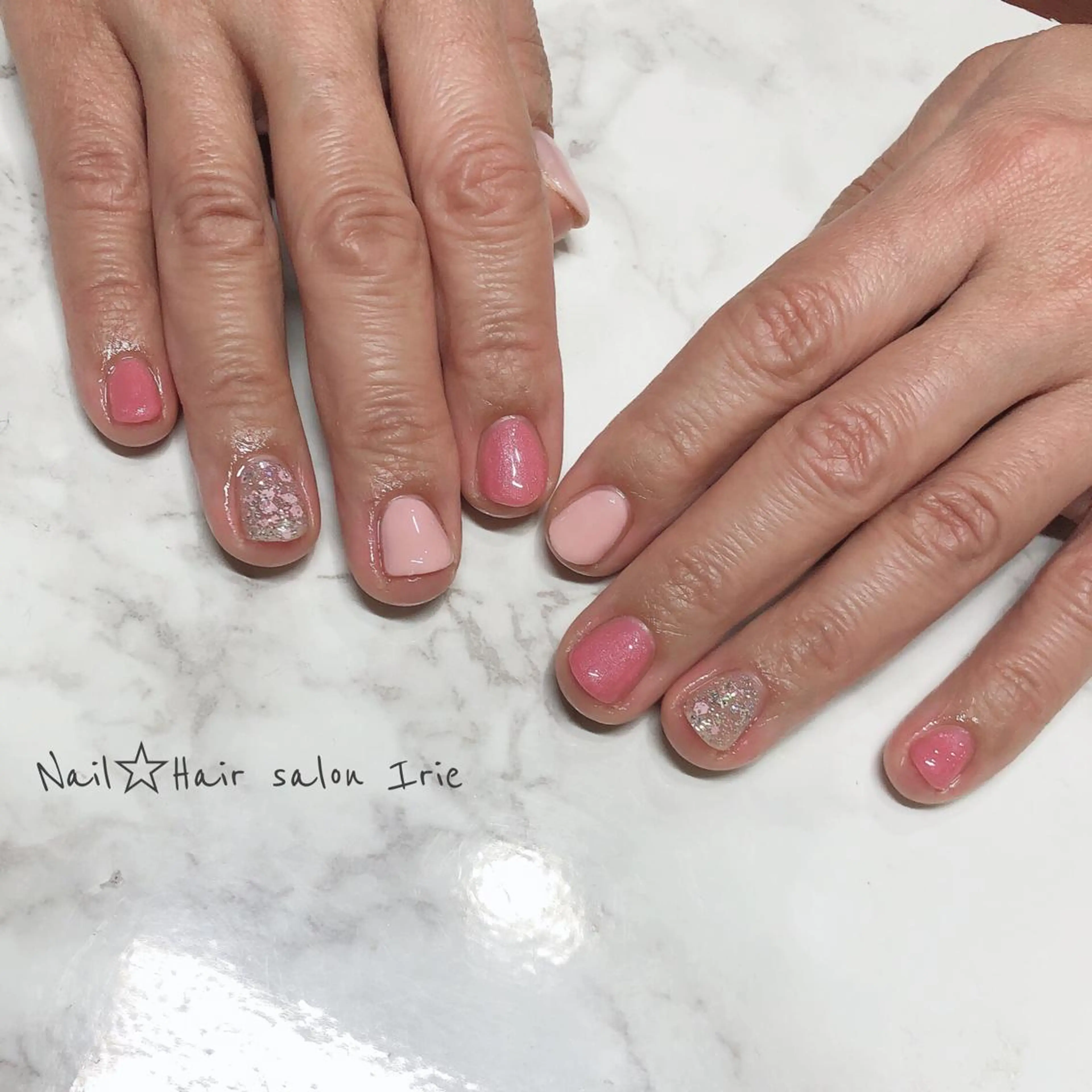 ネイル ハンドネイル ハンドケア 與儀 知佳のネイルデザイン