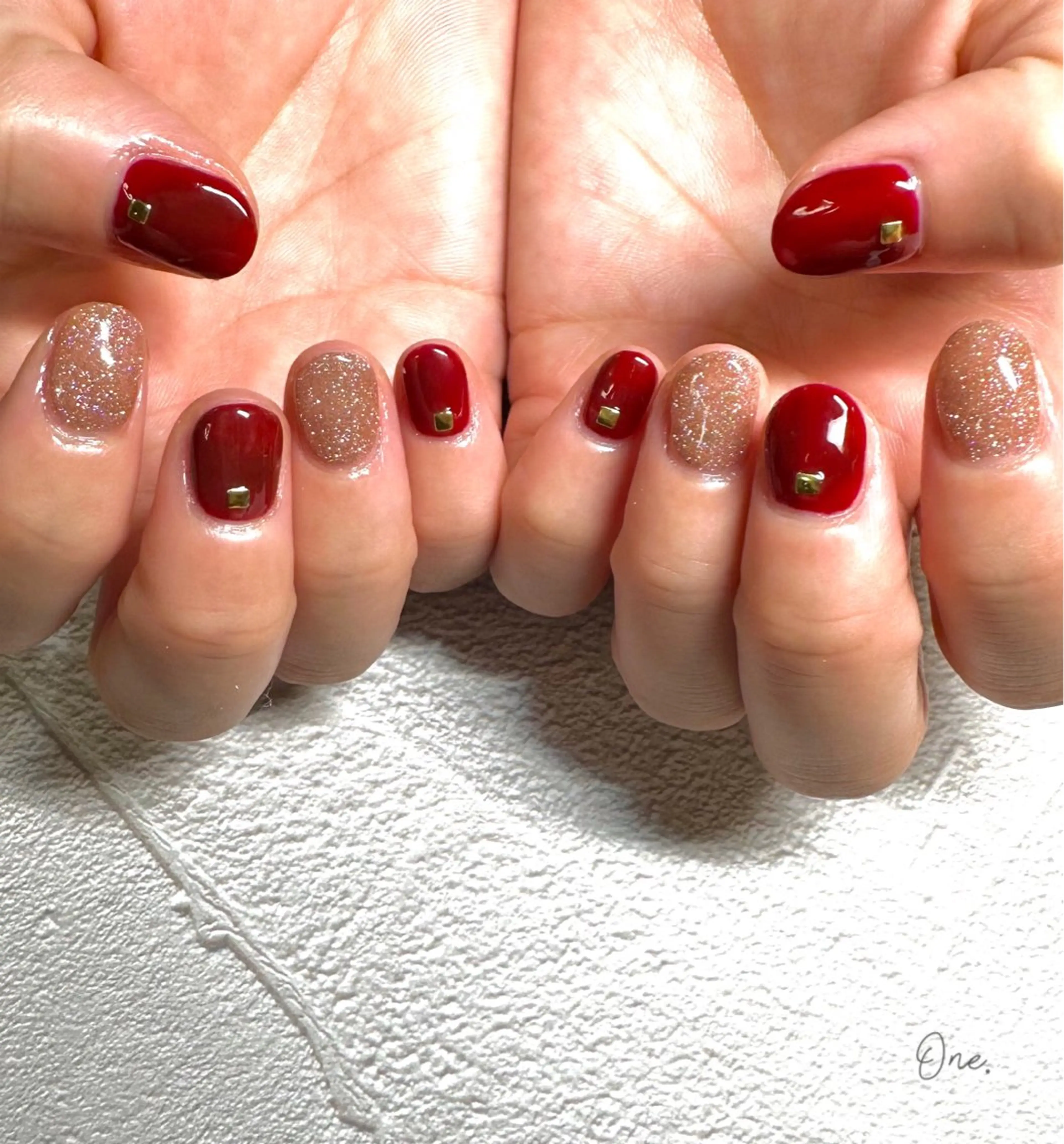 ネイル フラッシュネイル ワンカラーネイル ハンドネイル 田中 愛未のネイルデザイン