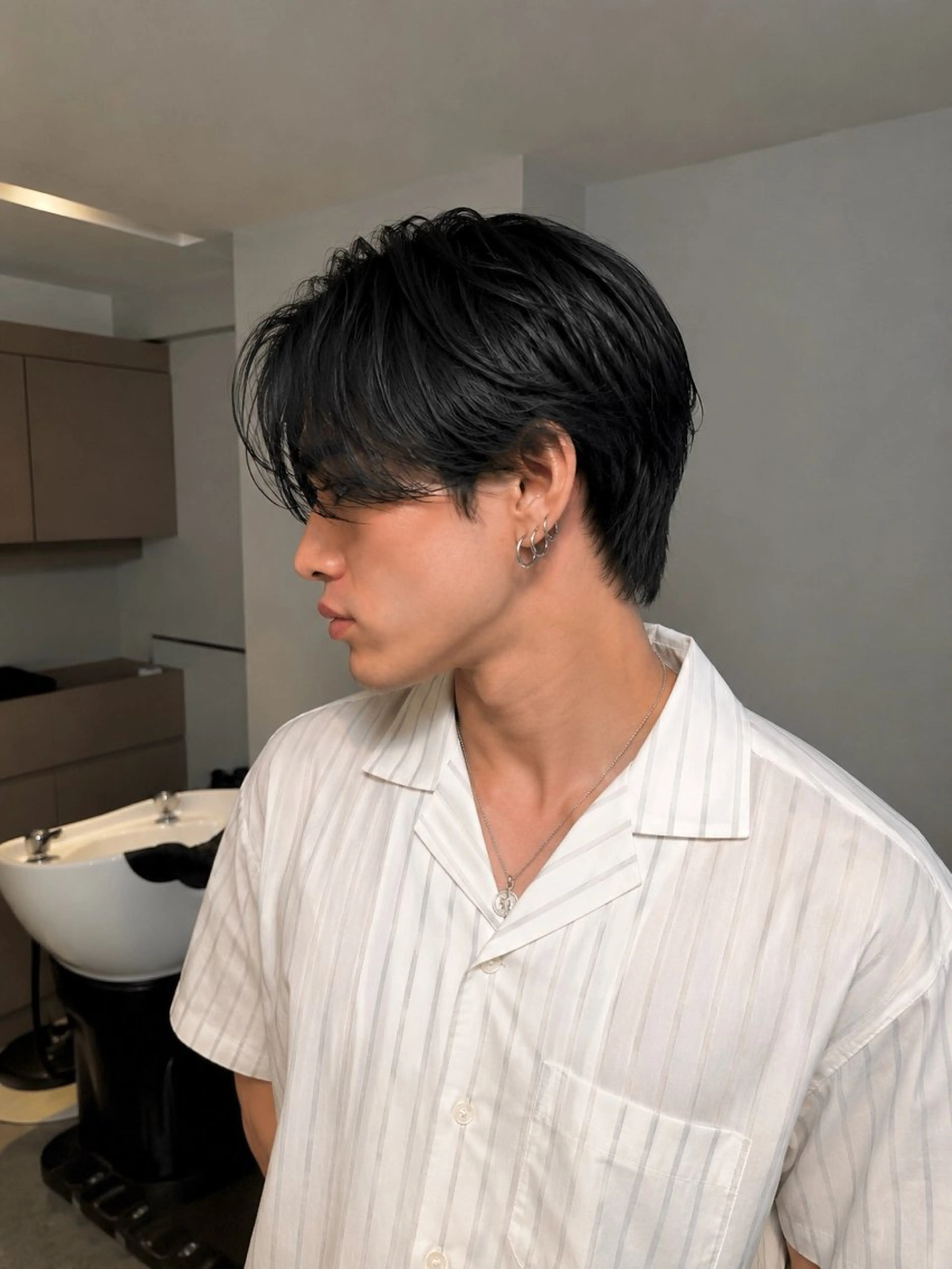 【メンズカット&ケアパーマ】ダメージが気になる方、今後もパーマを続けたい方にオススメ◎／メンズパーマの写真