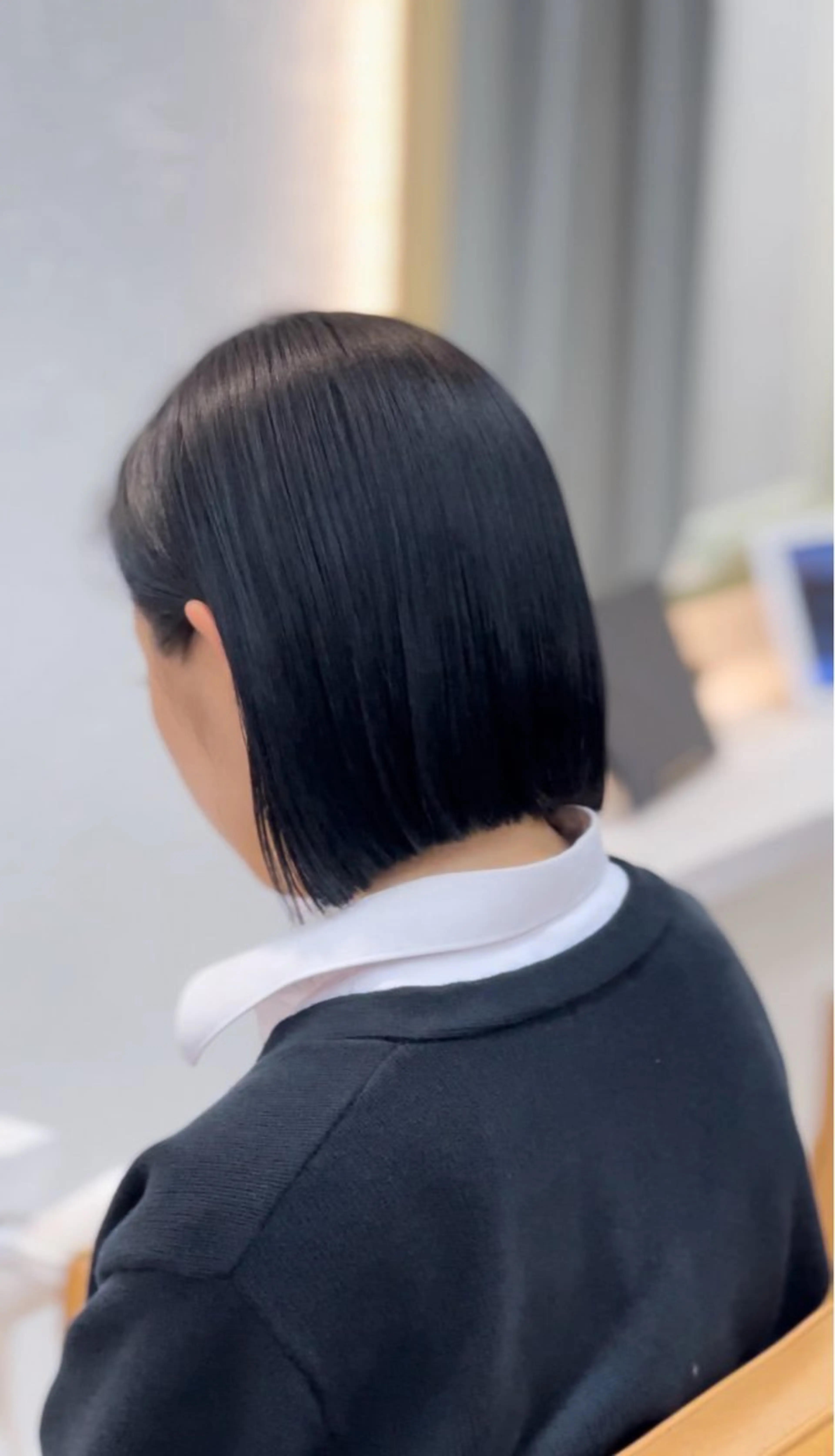 ショート ボブ 韓国ヘア/レイヤー/ 透明感カラー/SHUのヘアスタイル