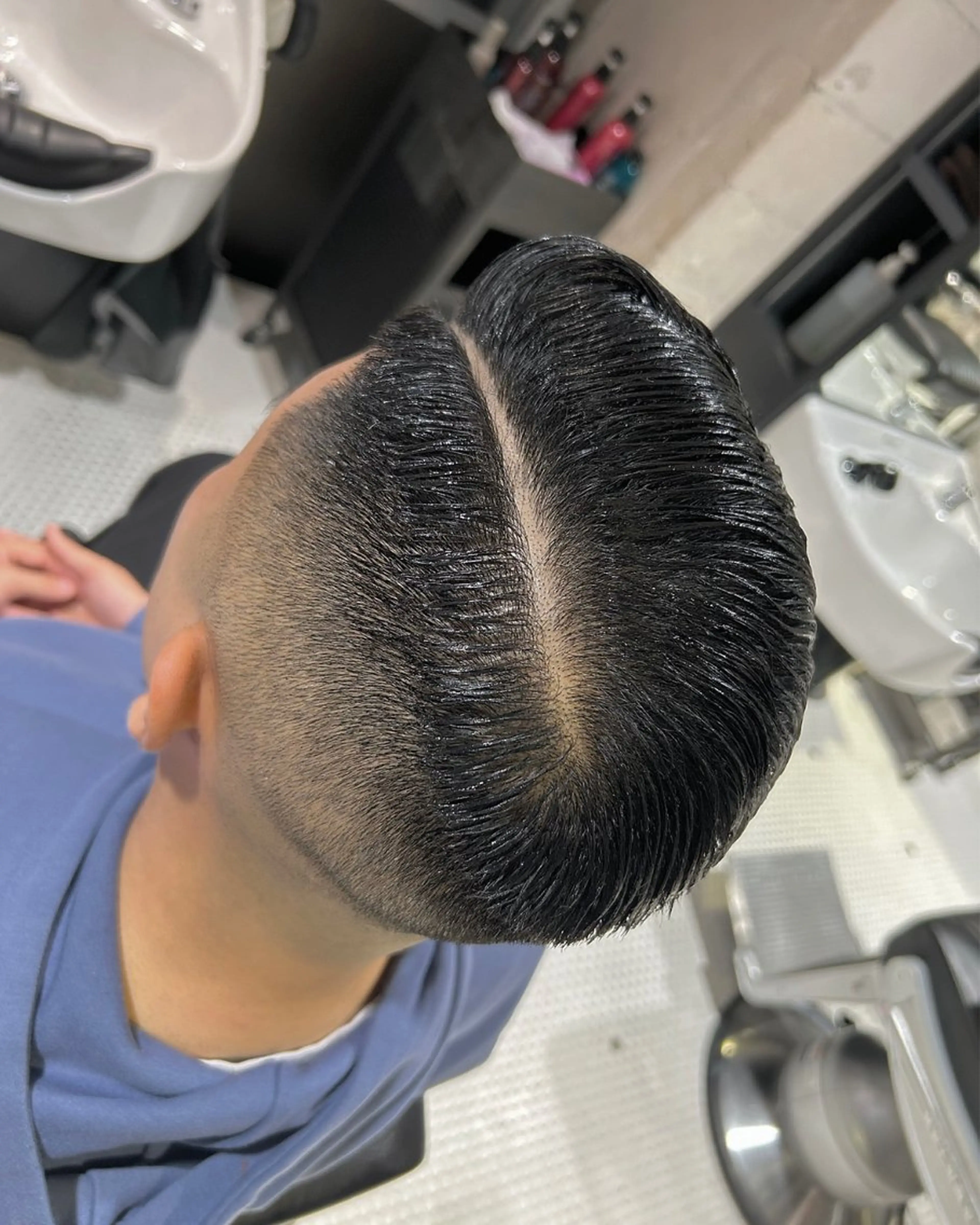 ショート パーマ カット パーマ 吉祥寺バーバー takumiのヘアスタイル