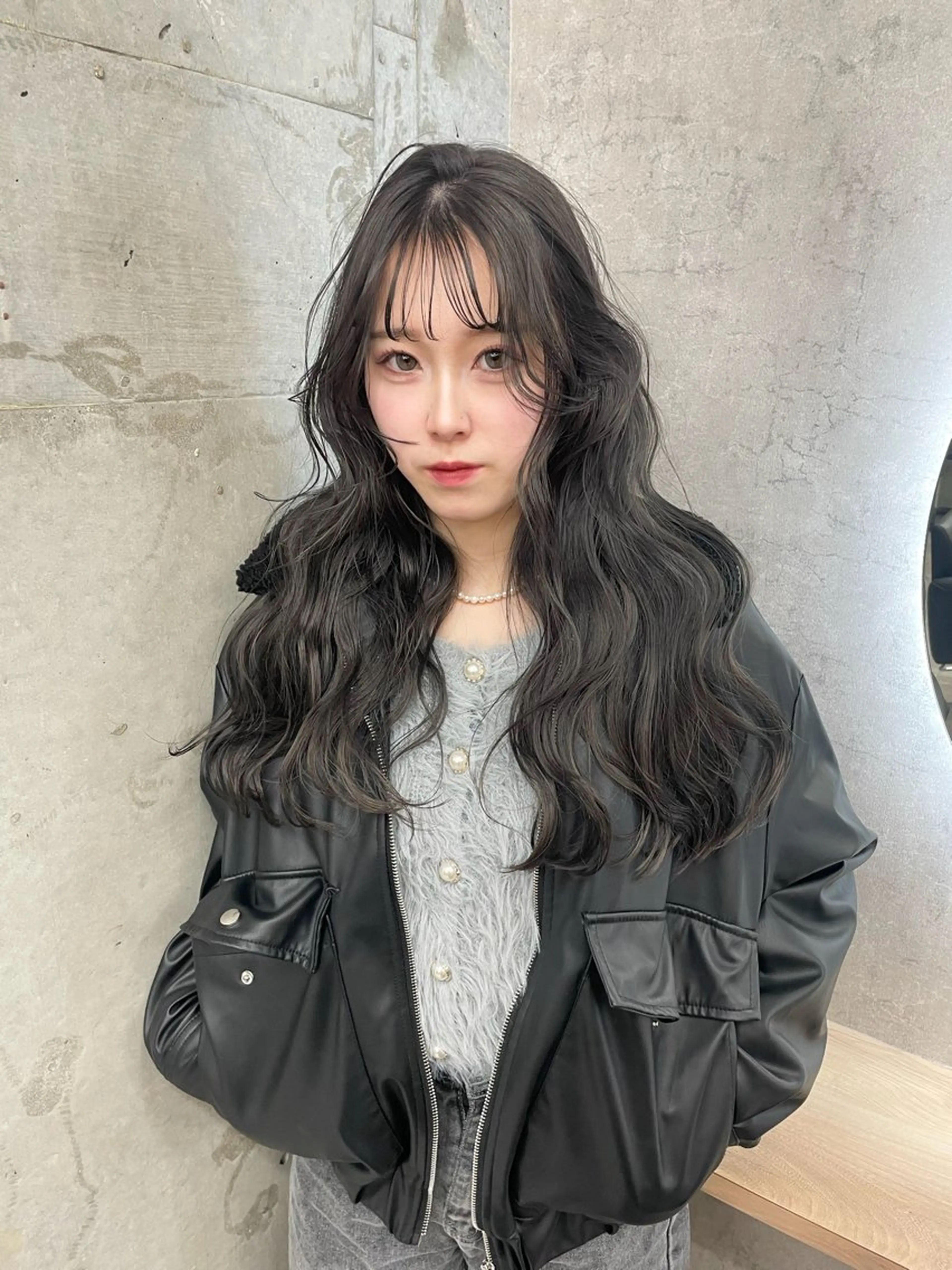 ロング 顔まわりレイヤー 顔周りカット レイヤーカット ロング ブリーチ/ベージュ 💕/momoaのヘアスタイル