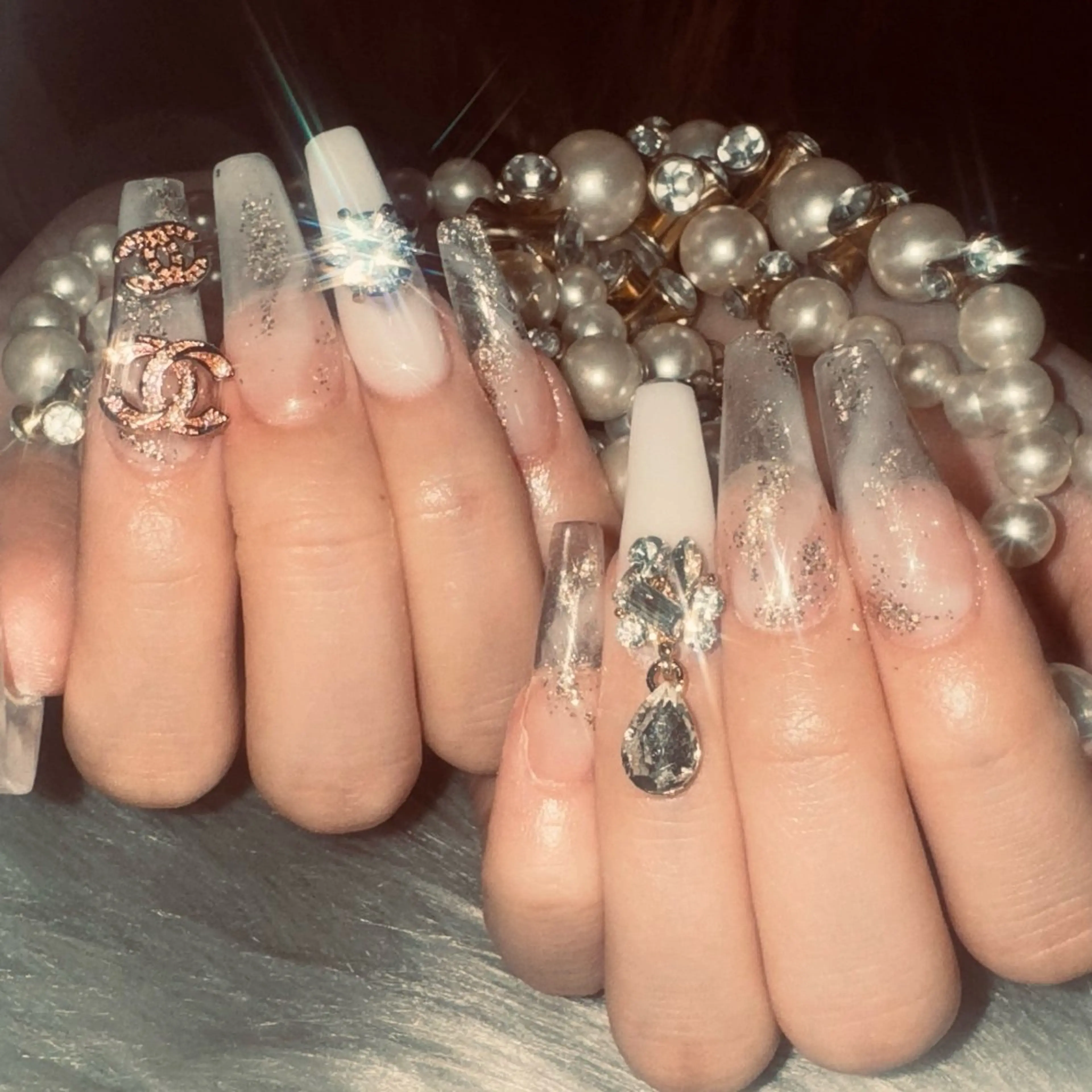 ネイル ハンドネイル Feel ‪‪☺︎‬Yuriaのネイルデザイン