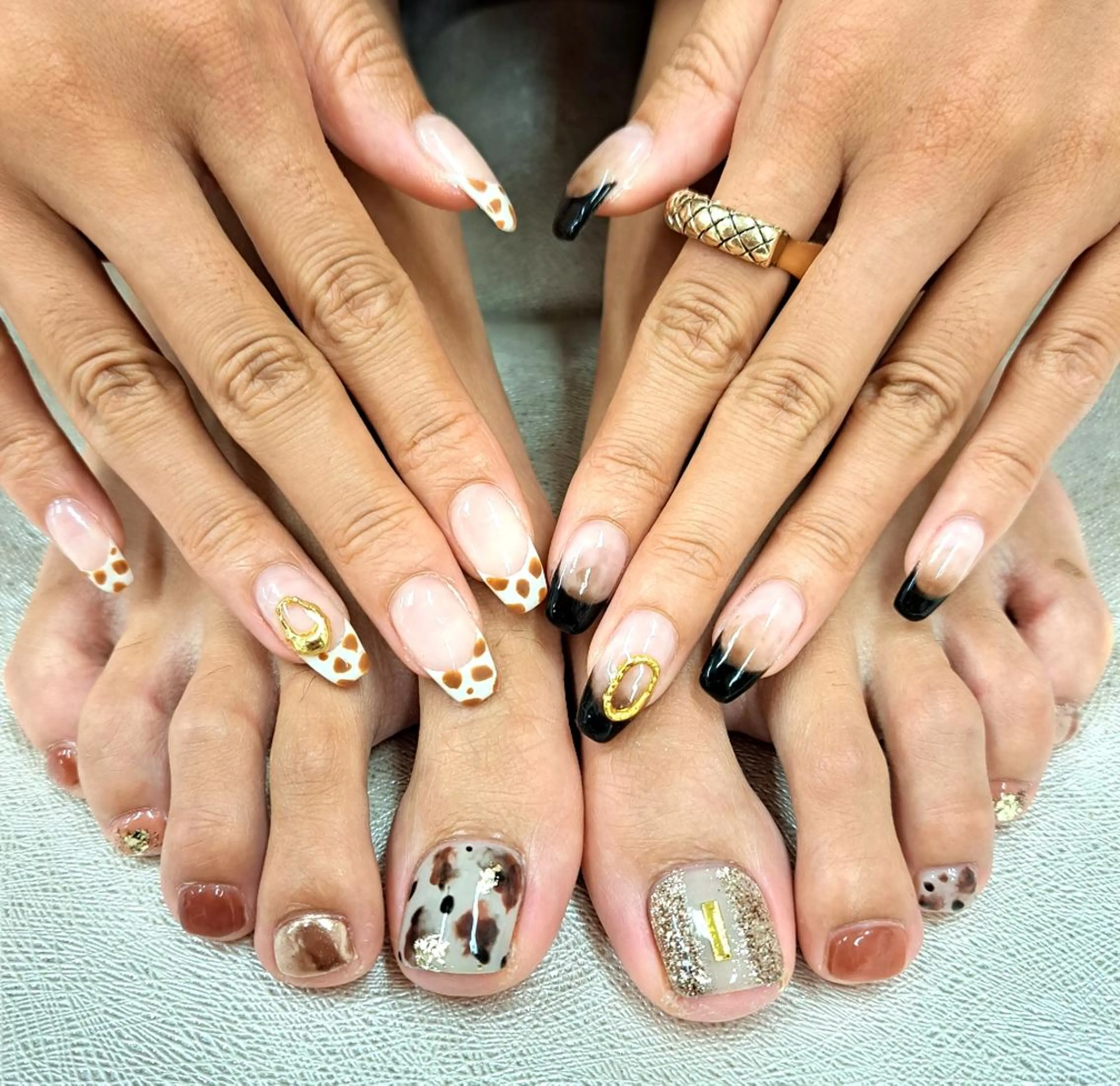 ネイル アートネイル ジェルネイル 持ち込み ニュアンスネイル パラジェル 河野ちえ (雑誌掲載サロン)のネイルデザイン